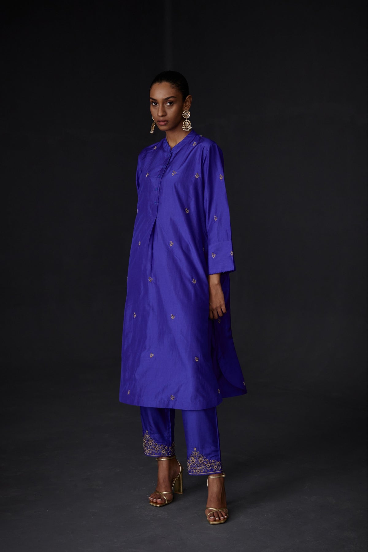 Blue Tunic &amp; Trouser Set