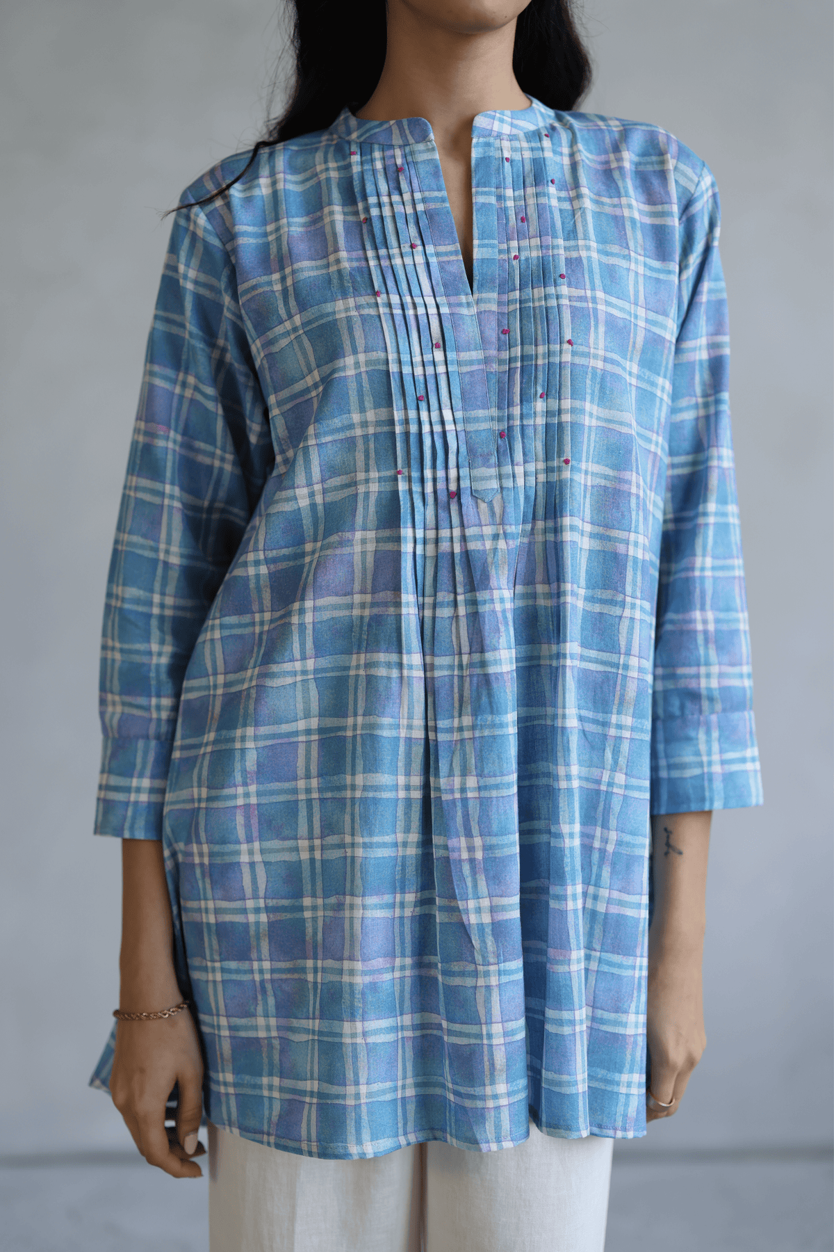 Blue Meraki Tunic