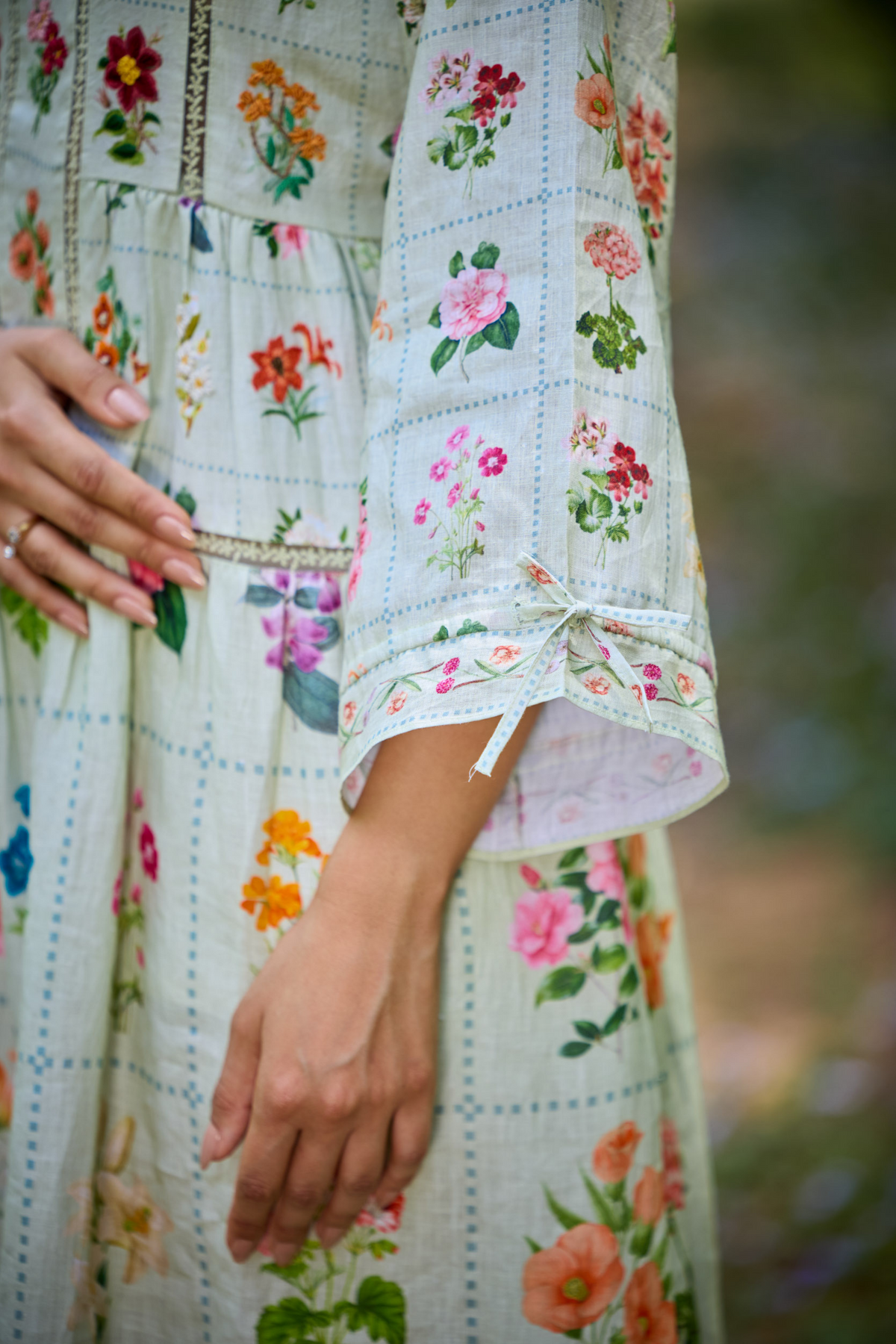 Floria Green Maxi Dress