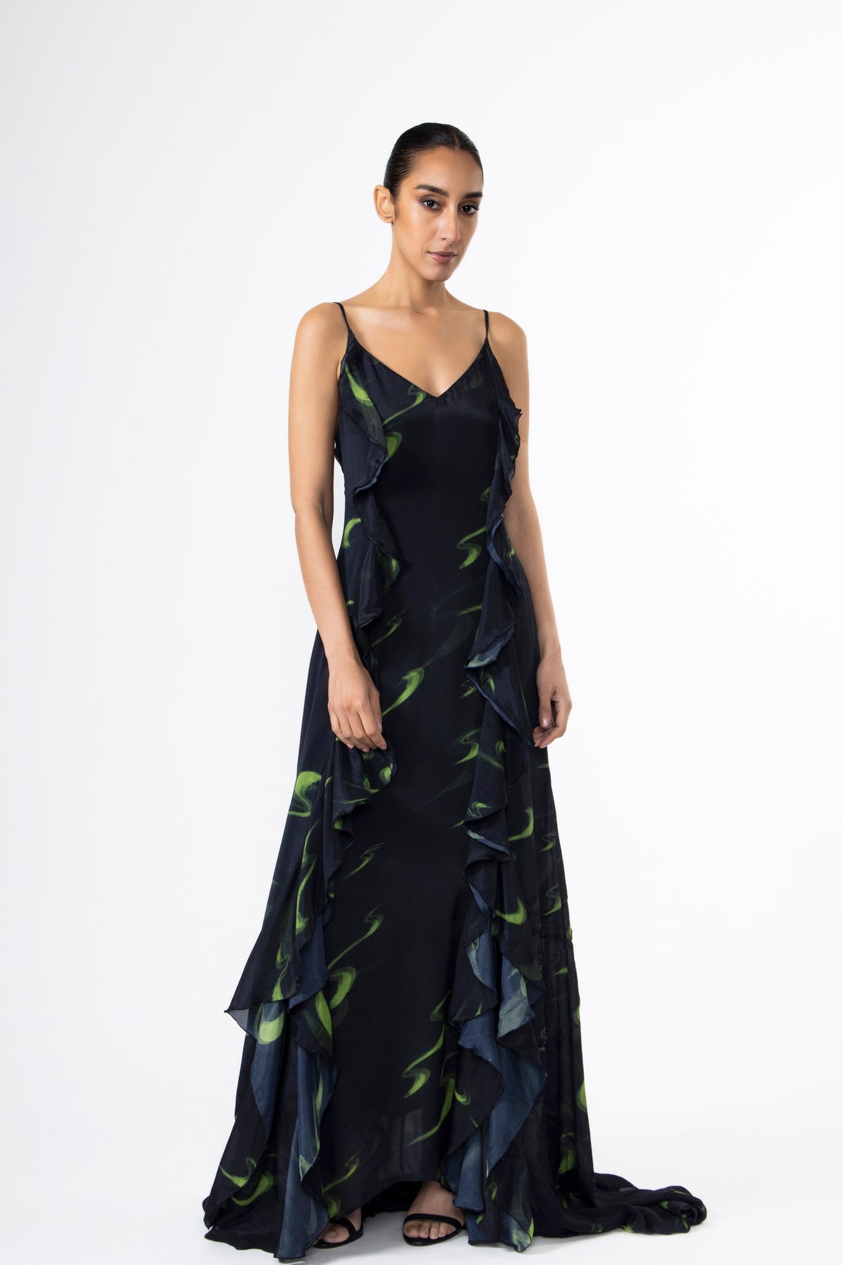 Thousand Crescents Maxi Dress