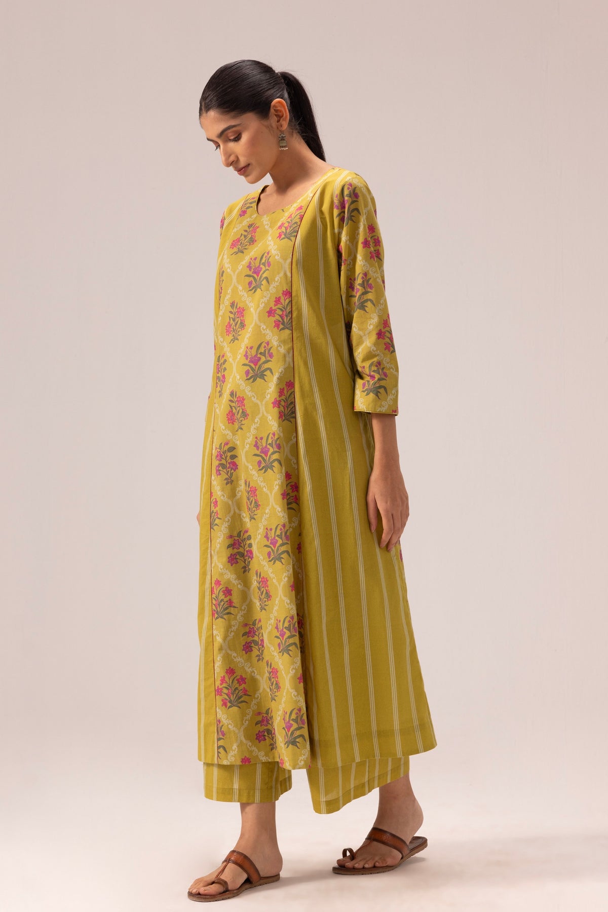 Sana Yellow Kurta Set