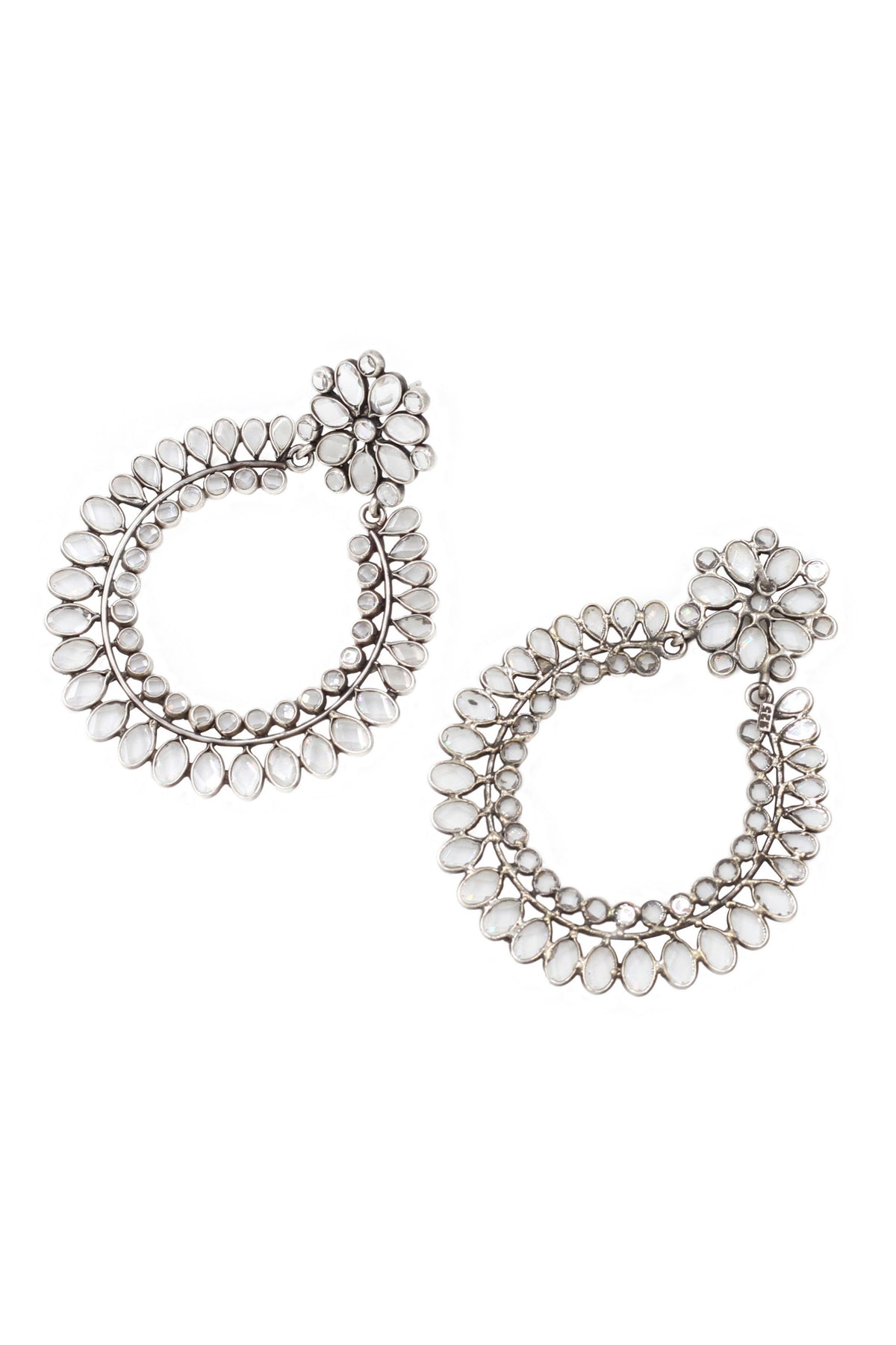 Radiant Silver Earrings