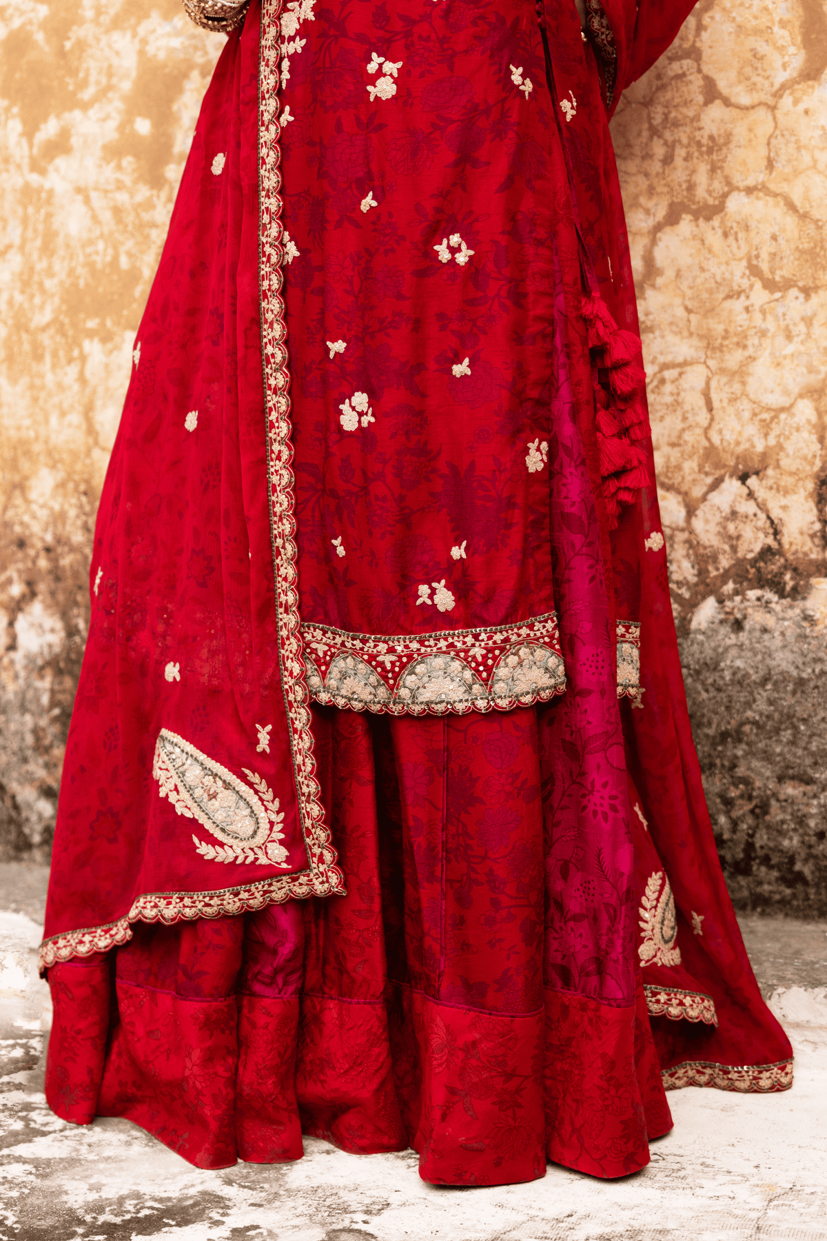 Kashmir Inspired Bridal Sharara