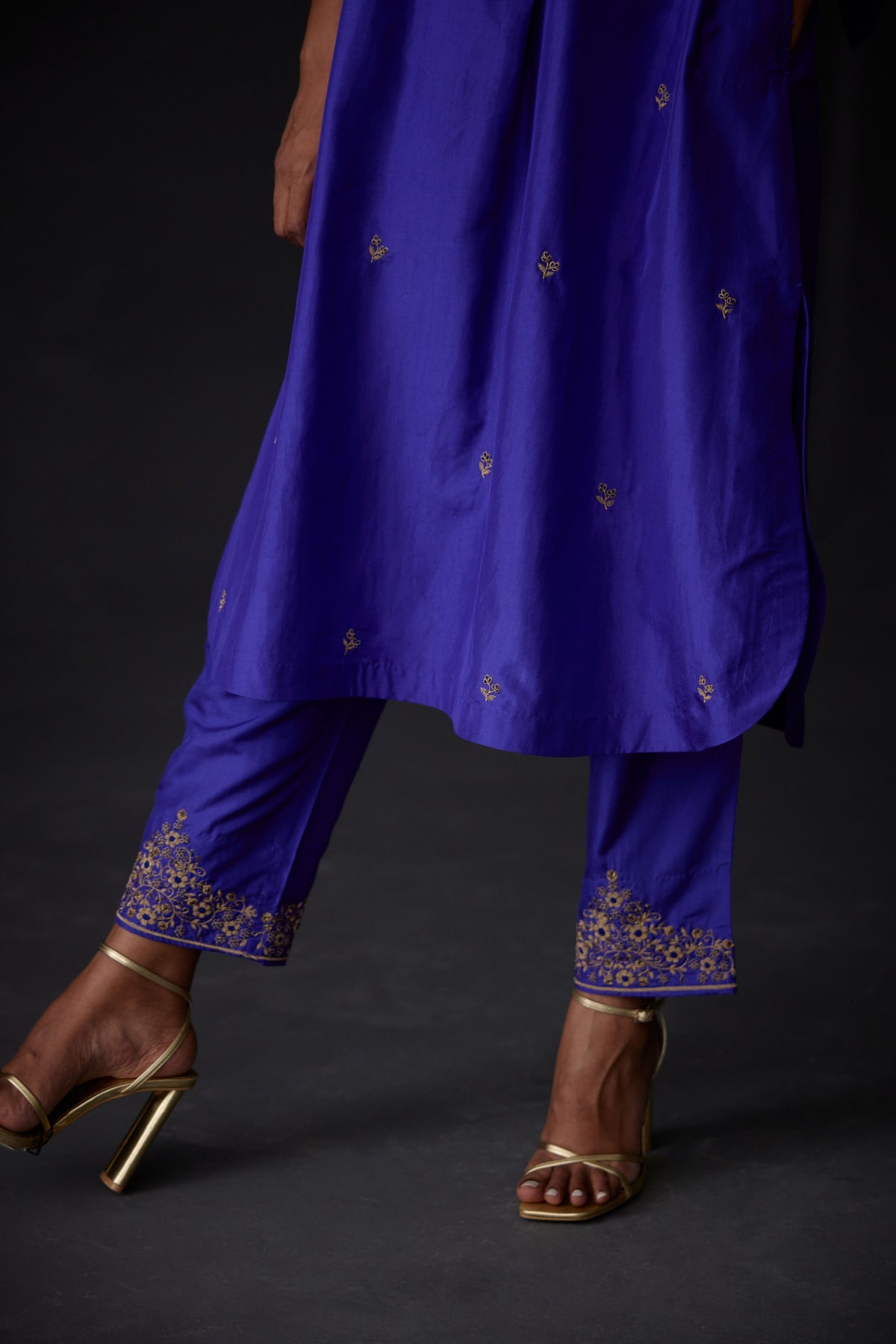 Blue Tunic &amp; Trouser Set