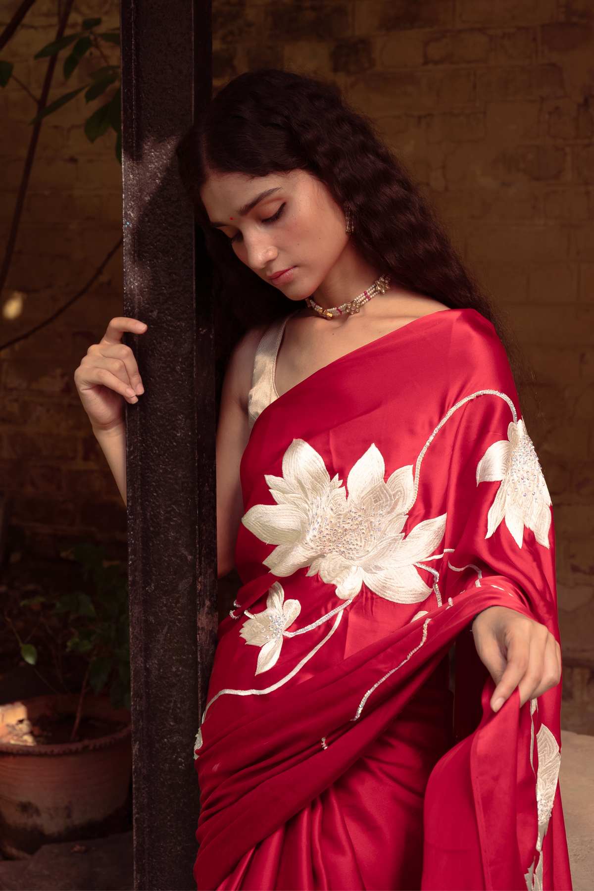 Utpal  Silk Satin Saree