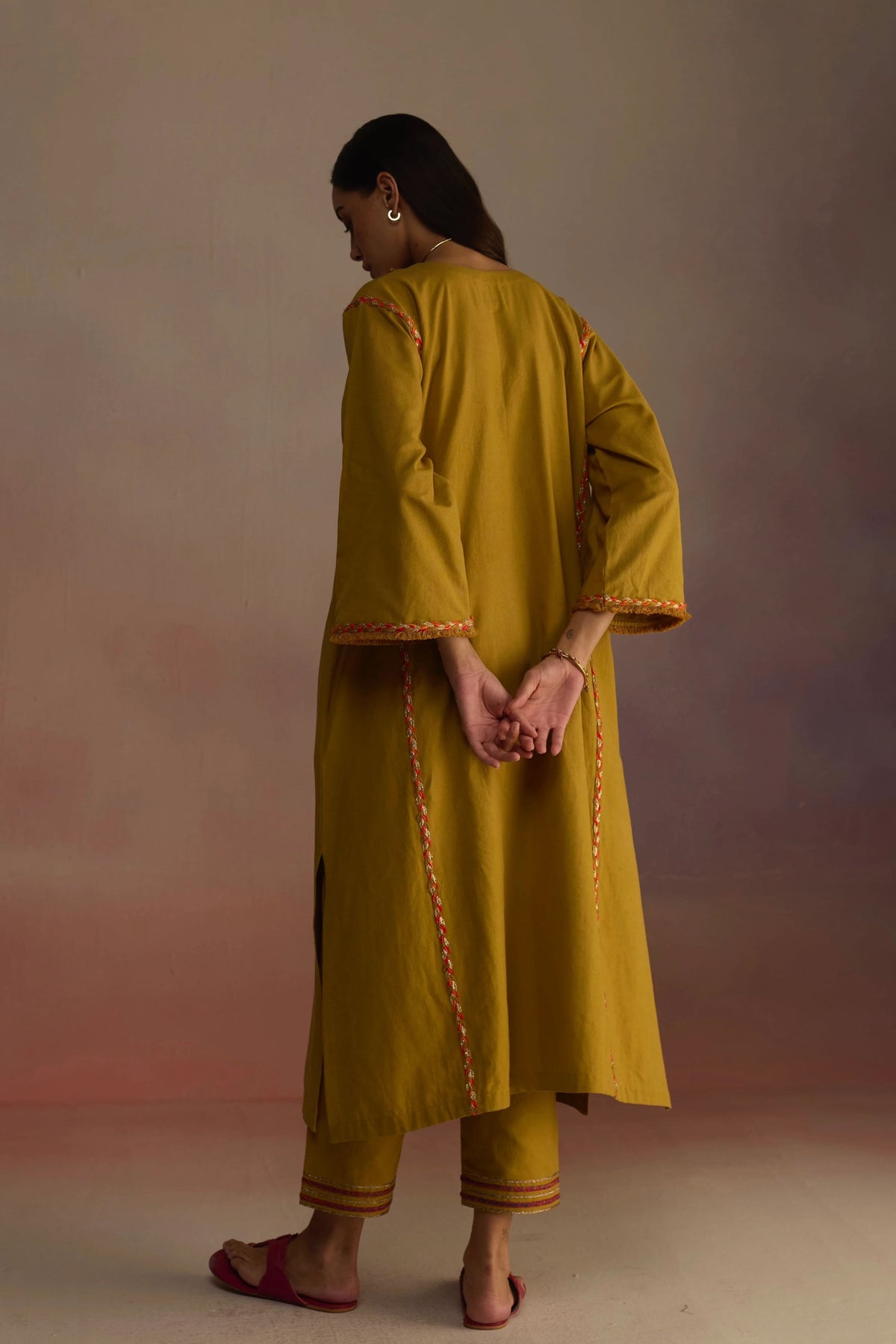 Amber Mustard Kurta