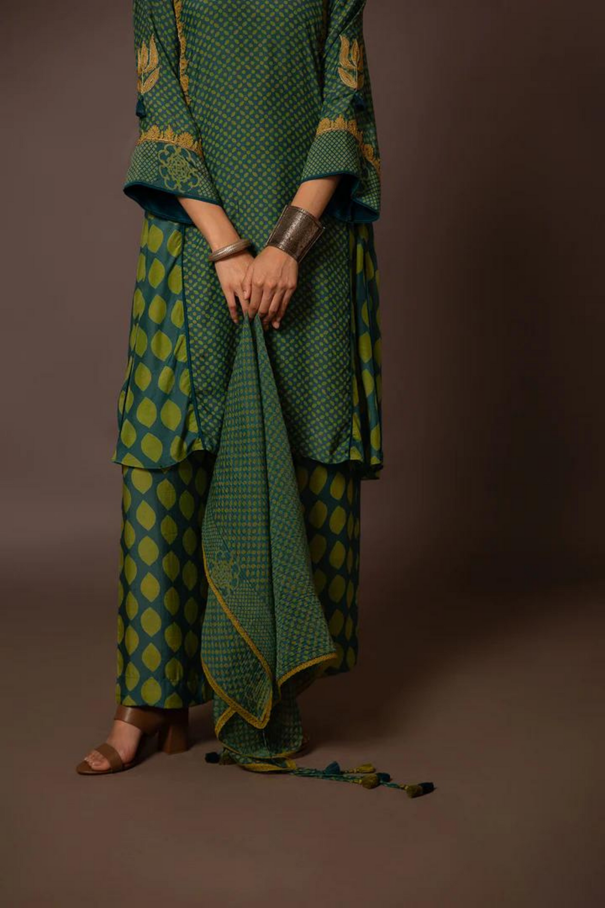 Printed Kurta With Side Panel