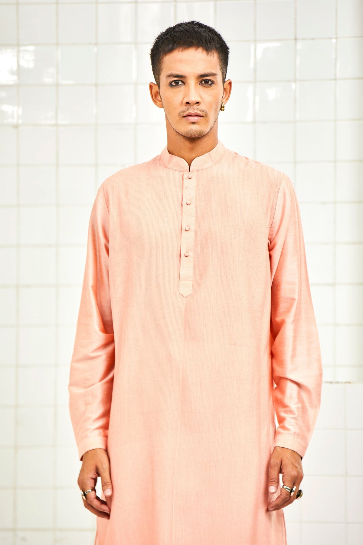 Khinsar Pintuck  Kurta Set