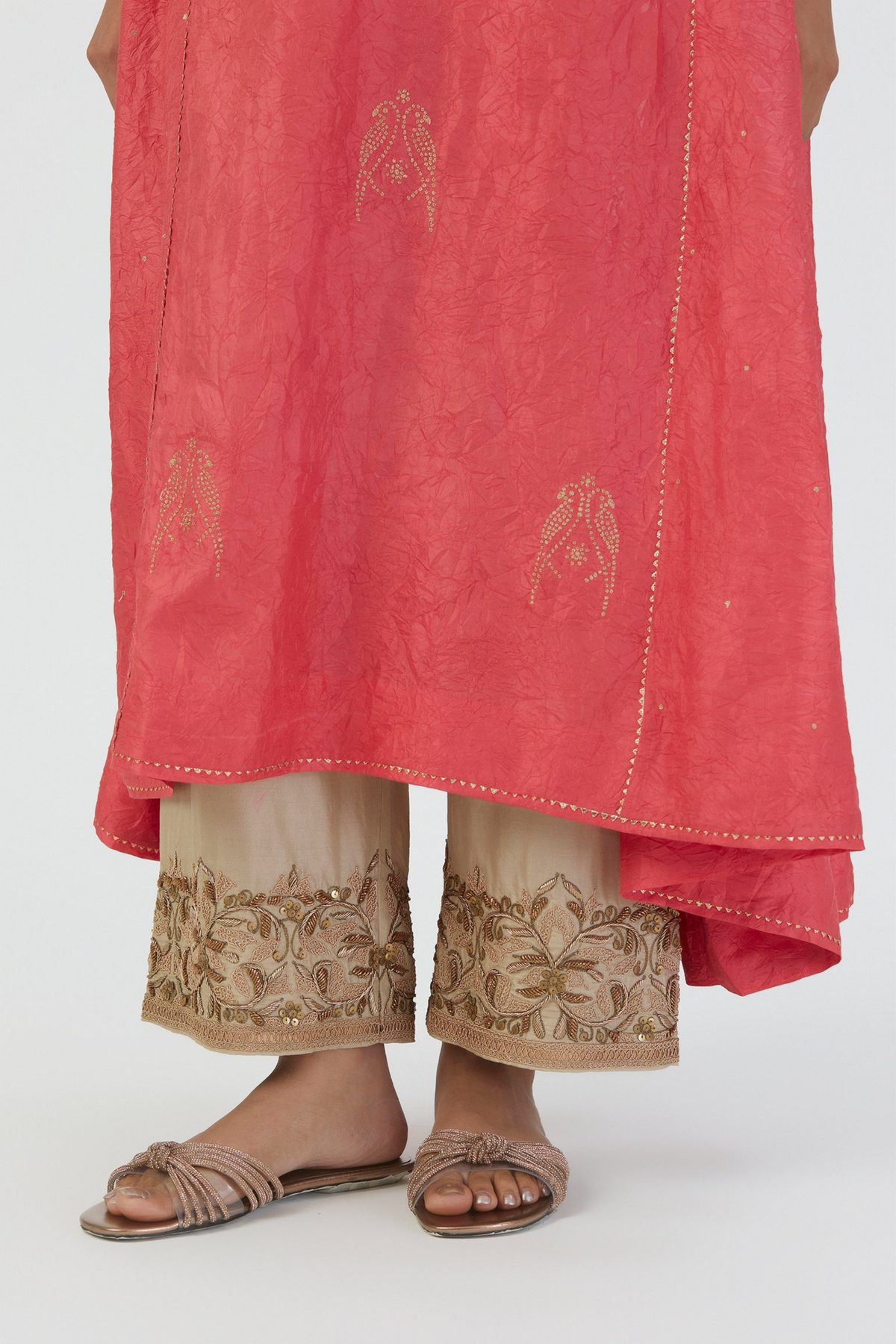 Sujata Coral Kurta &amp; Pant