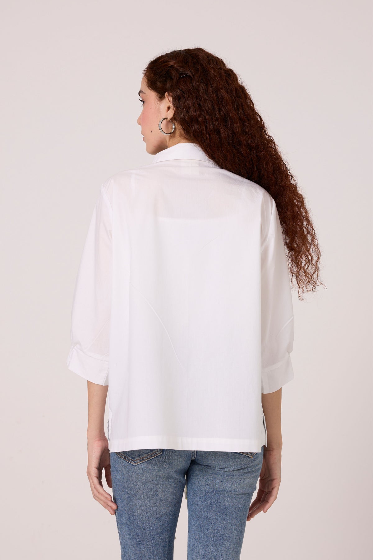 Emory Applique White Shirt