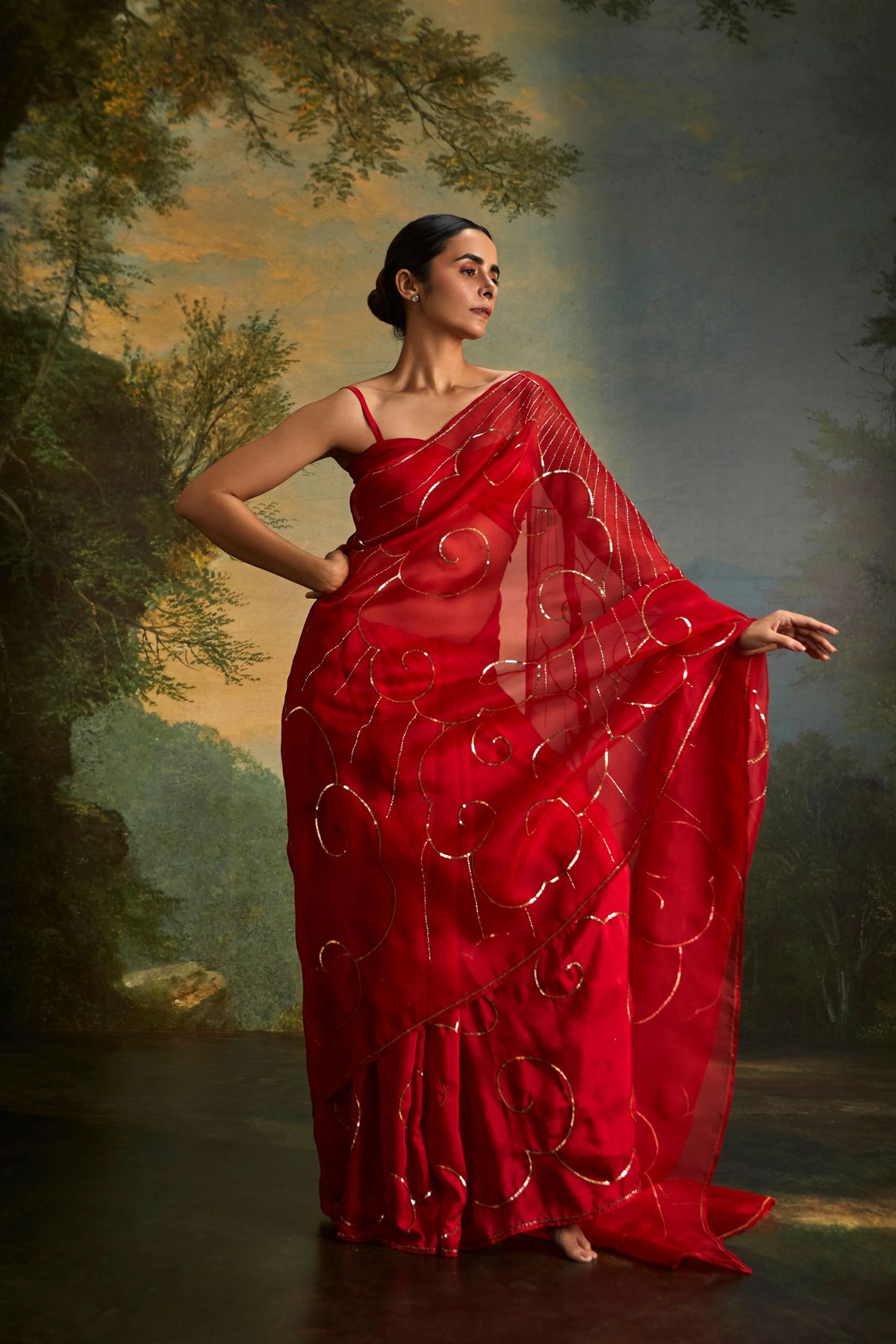 Cumulus Ruby Saree