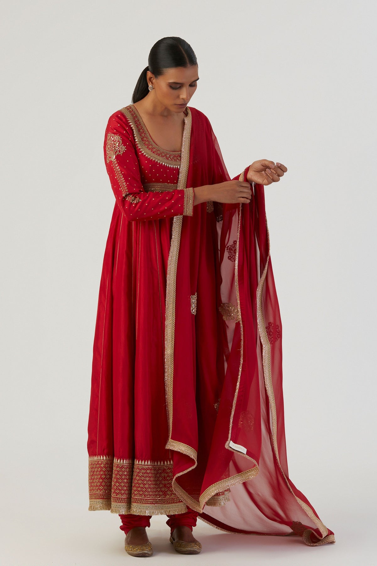 Kriti Red Anarkali