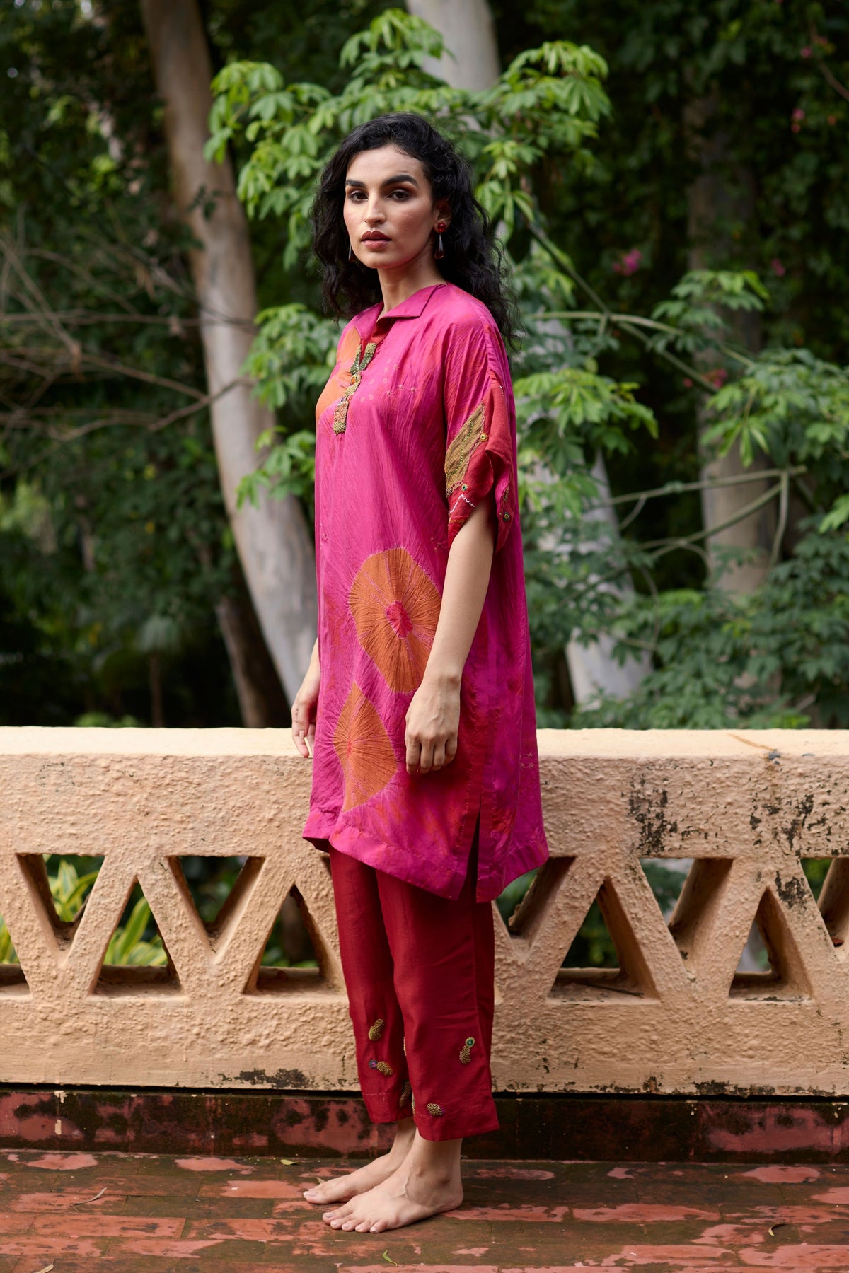 Hand Embroidered Tunic Set