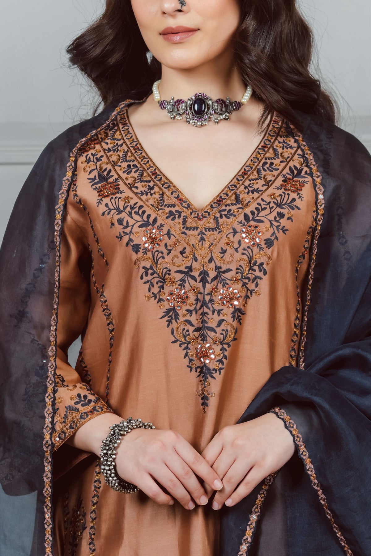 Sepia Kurta Set