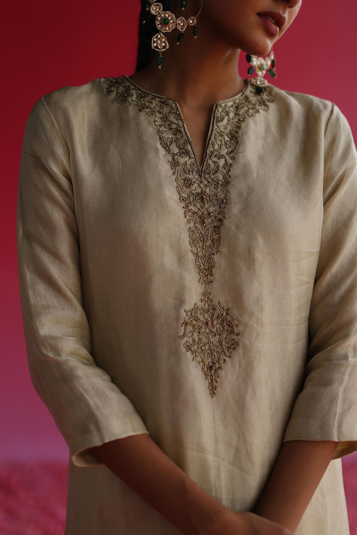 Kaljo Yellow Kurta