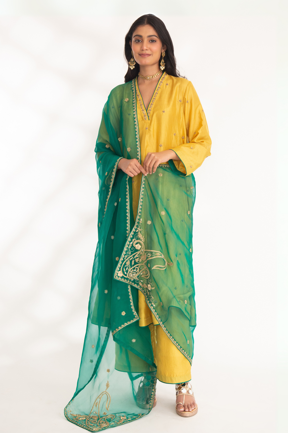 Yellow Iya Kurta Set