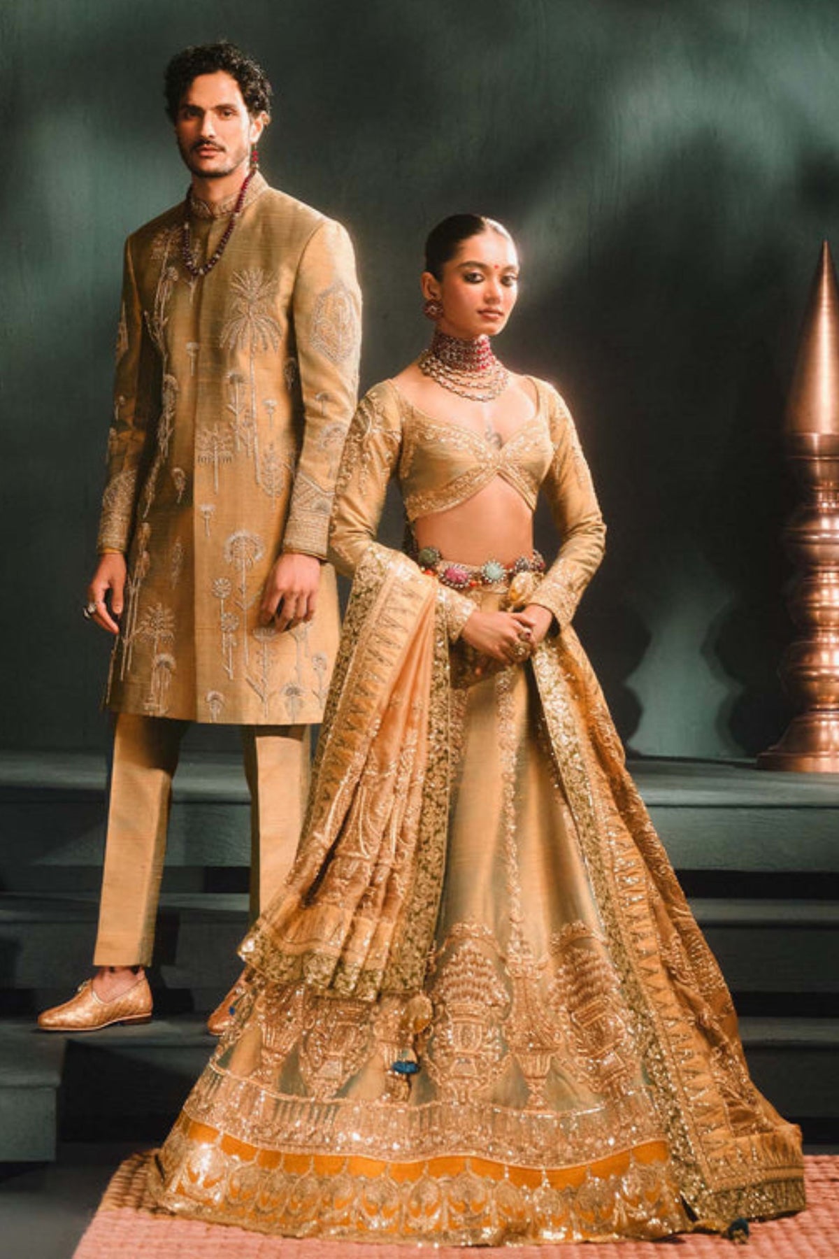 The Kesar Varak Lehenga