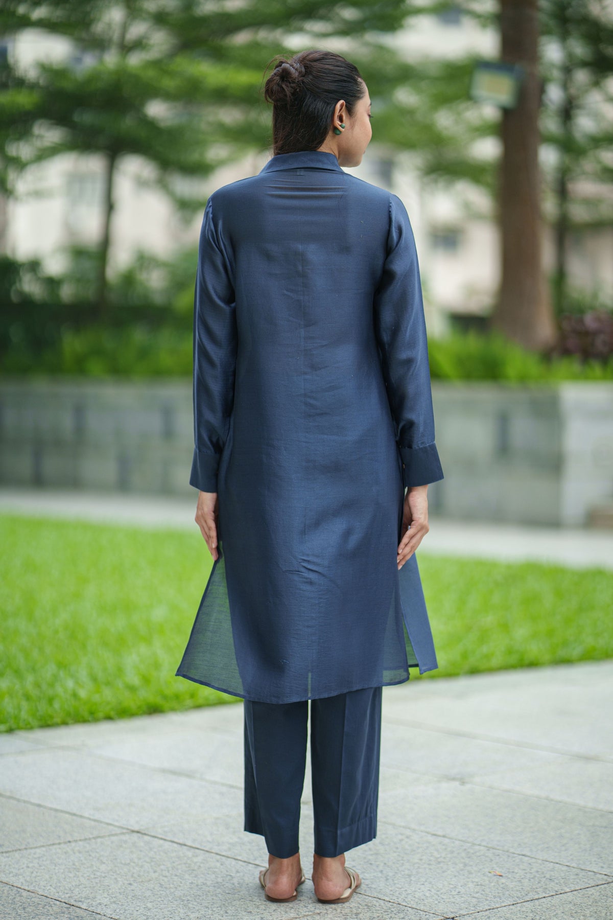 Underlayer Blue Kurta With Pants