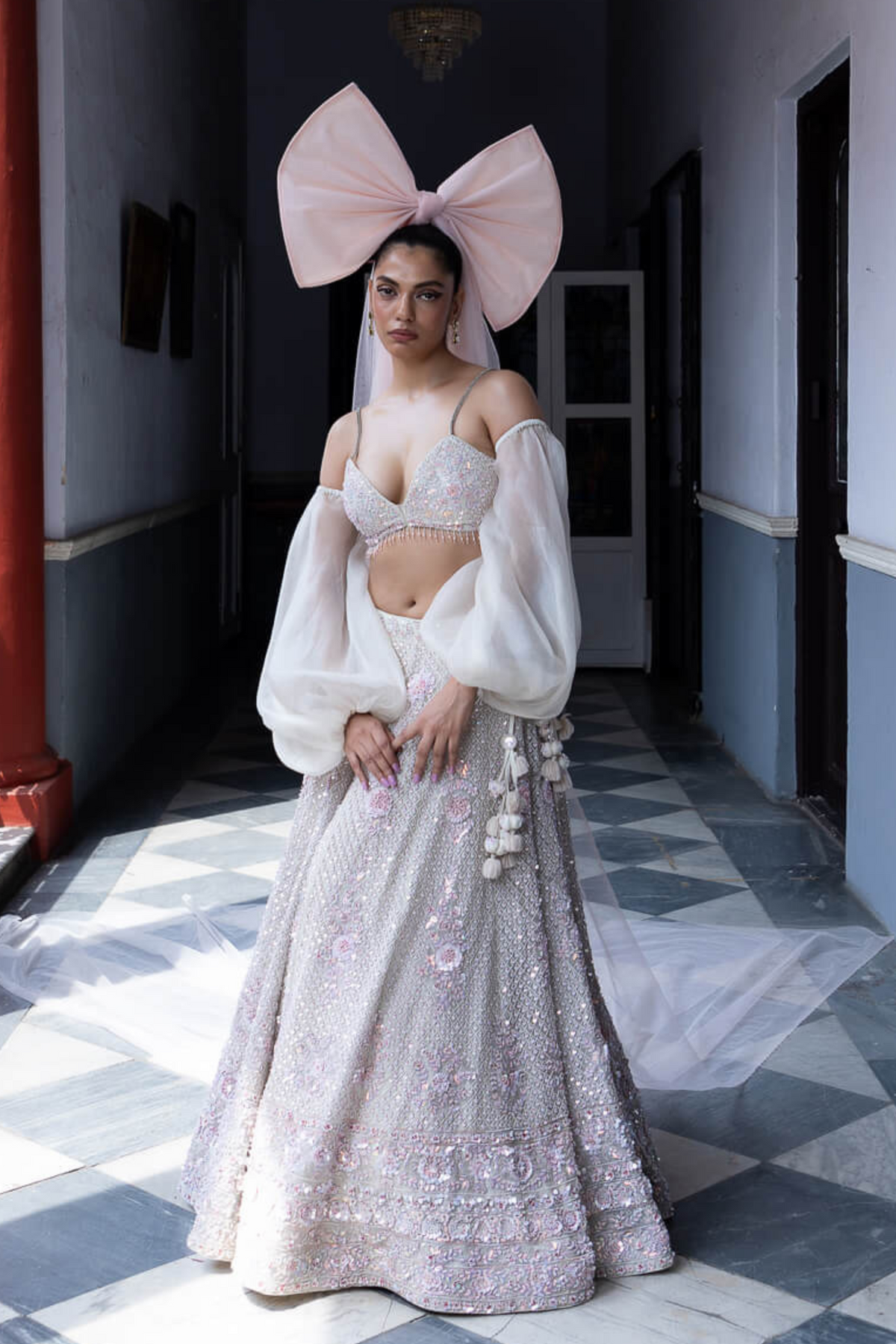 Soft Blush Bridal Lehenga