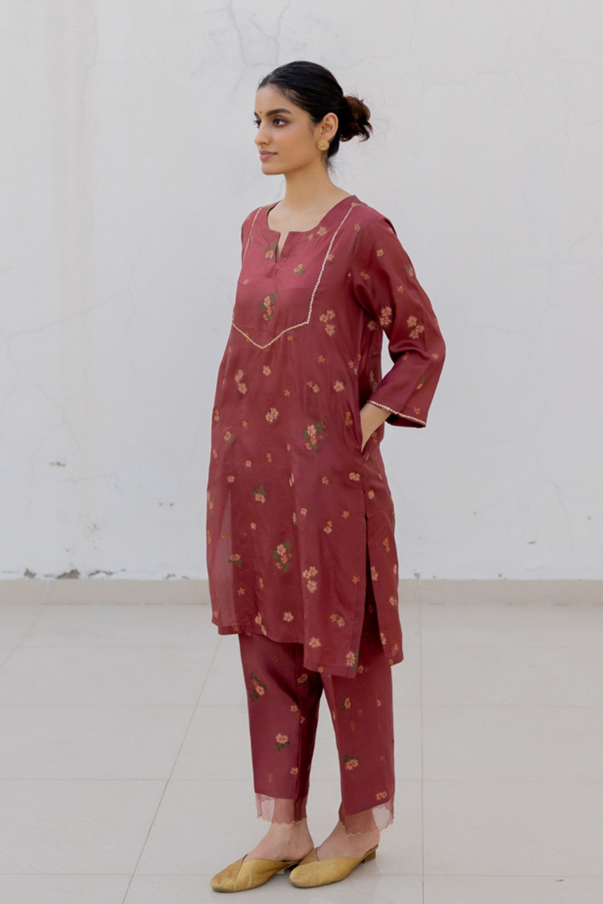 Silk Hazel Tunic Set