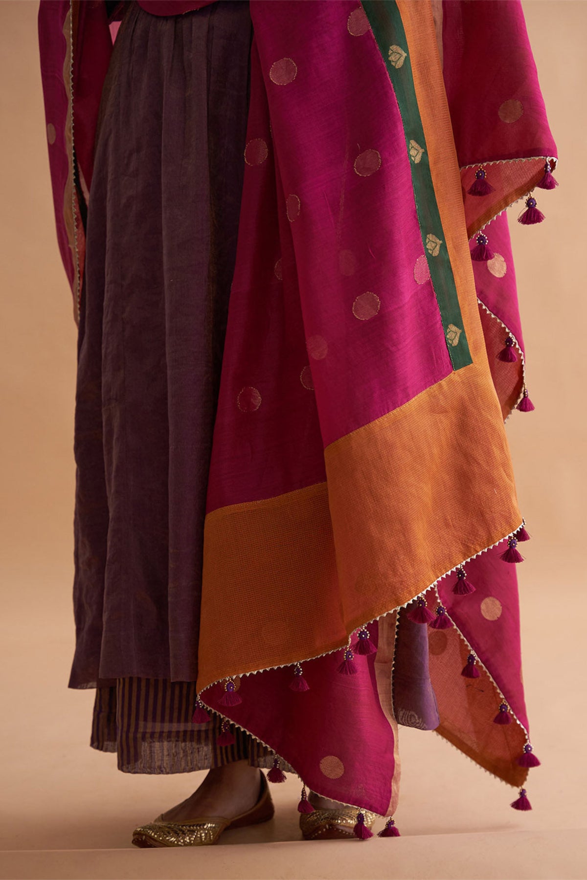 Deep Purple Kurta Set