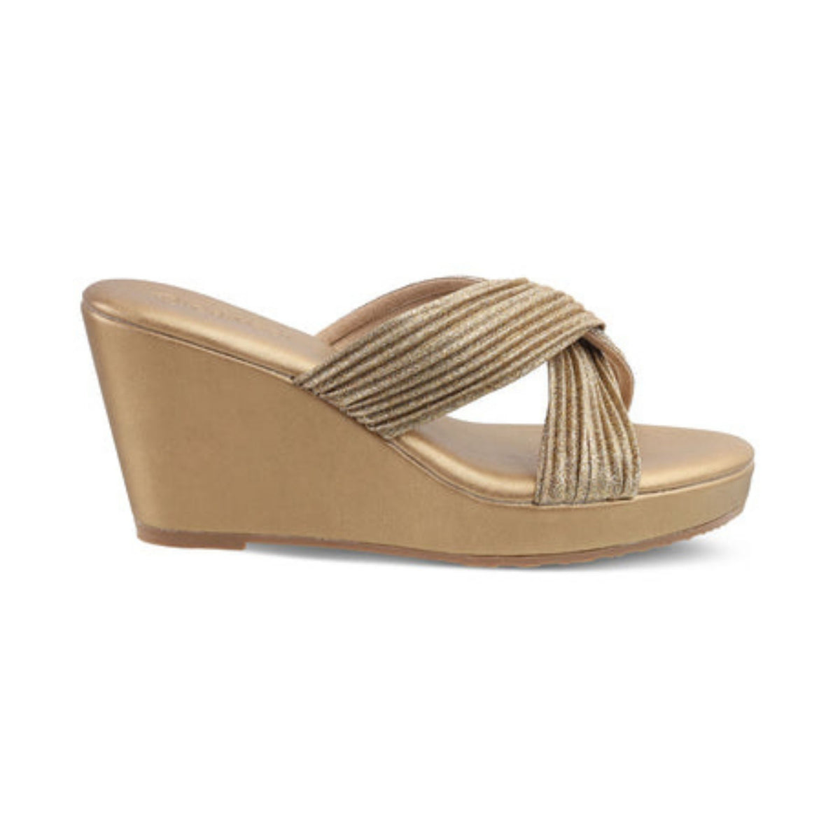 Lulu Antique Gold Wedges