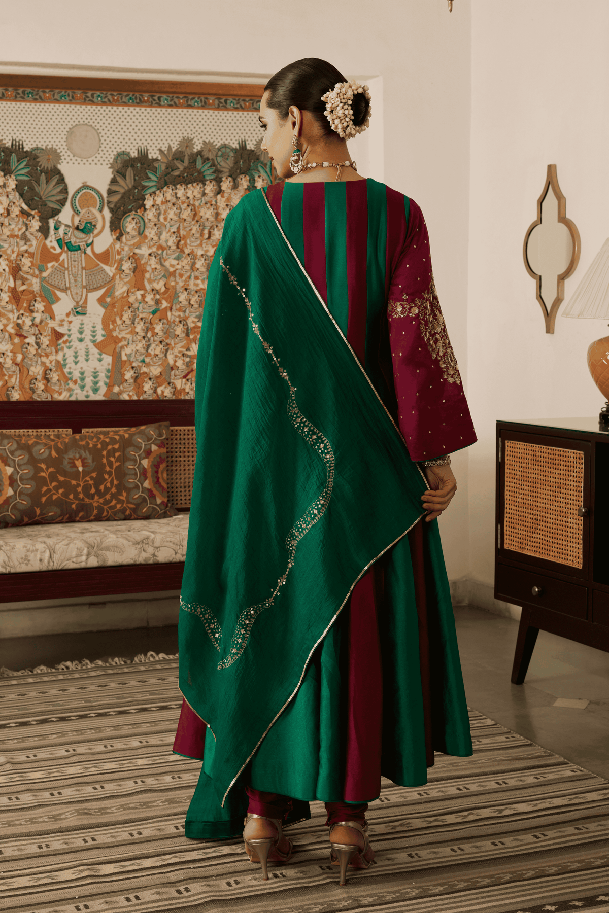 Silk Anarakli Set