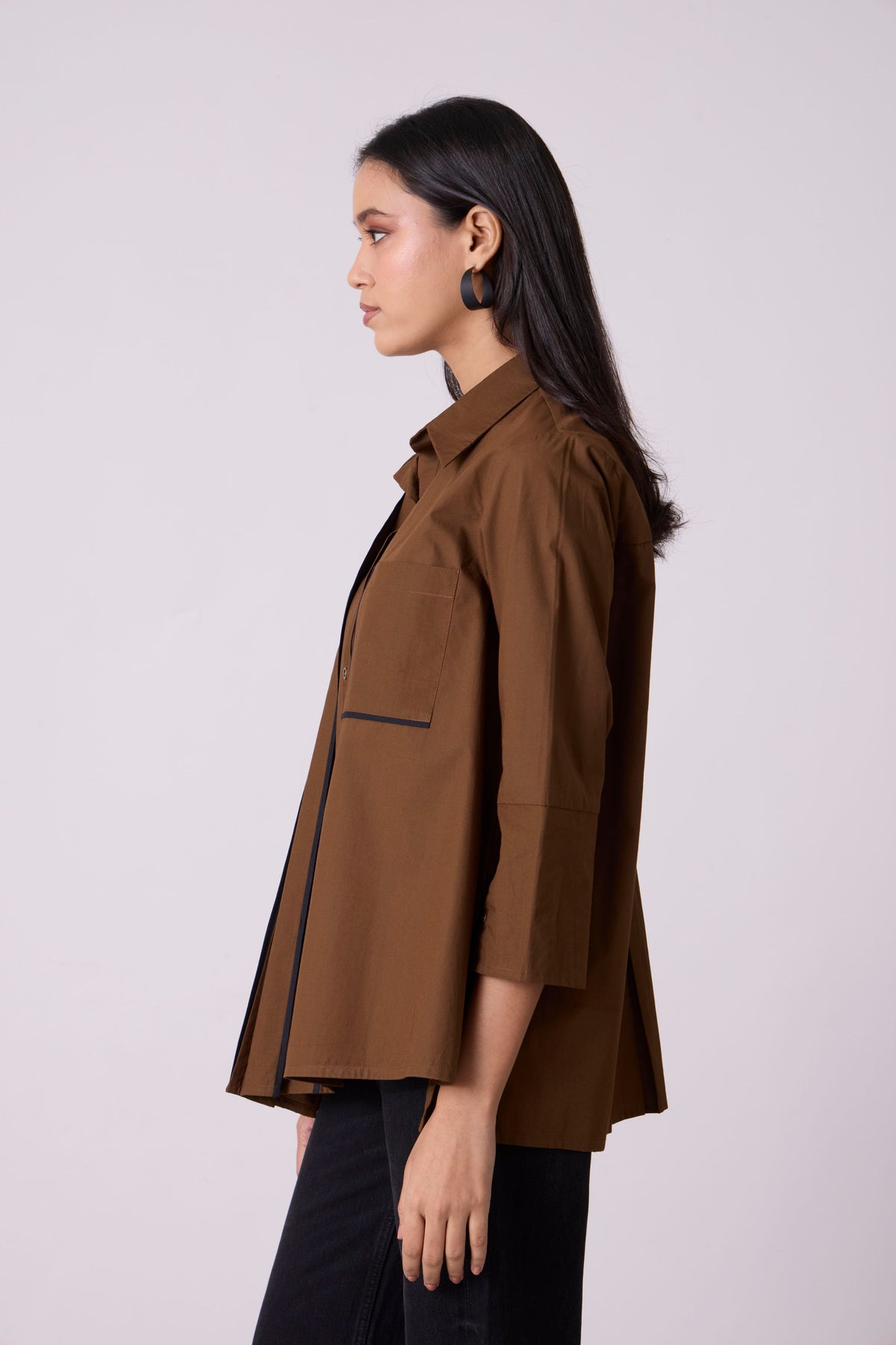 Augusta Olive Brown Shirt