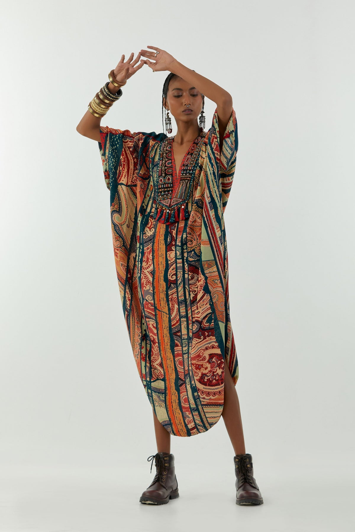 Crepe Vayu Kaftan