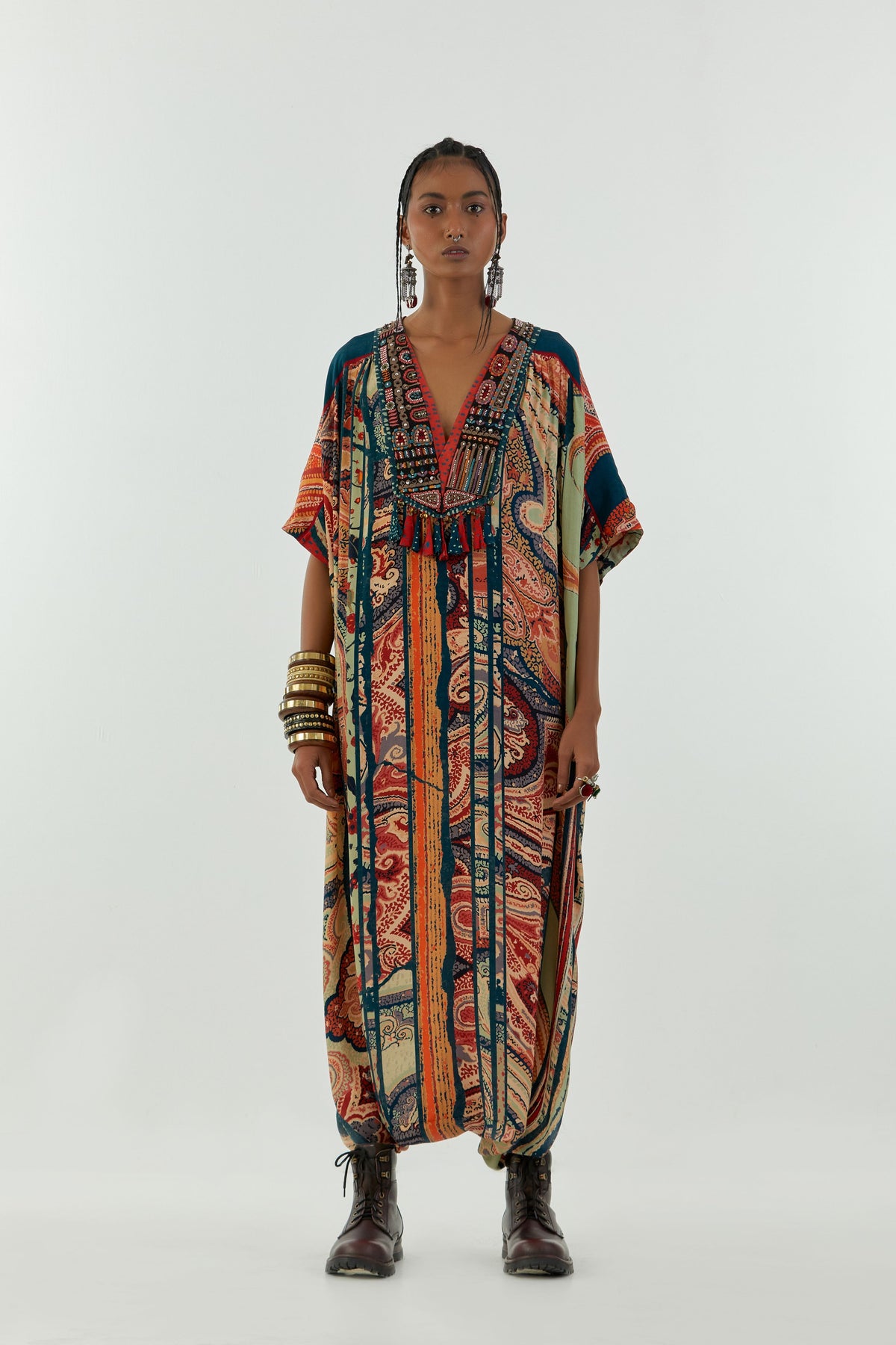 Crepe Vayu Kaftan