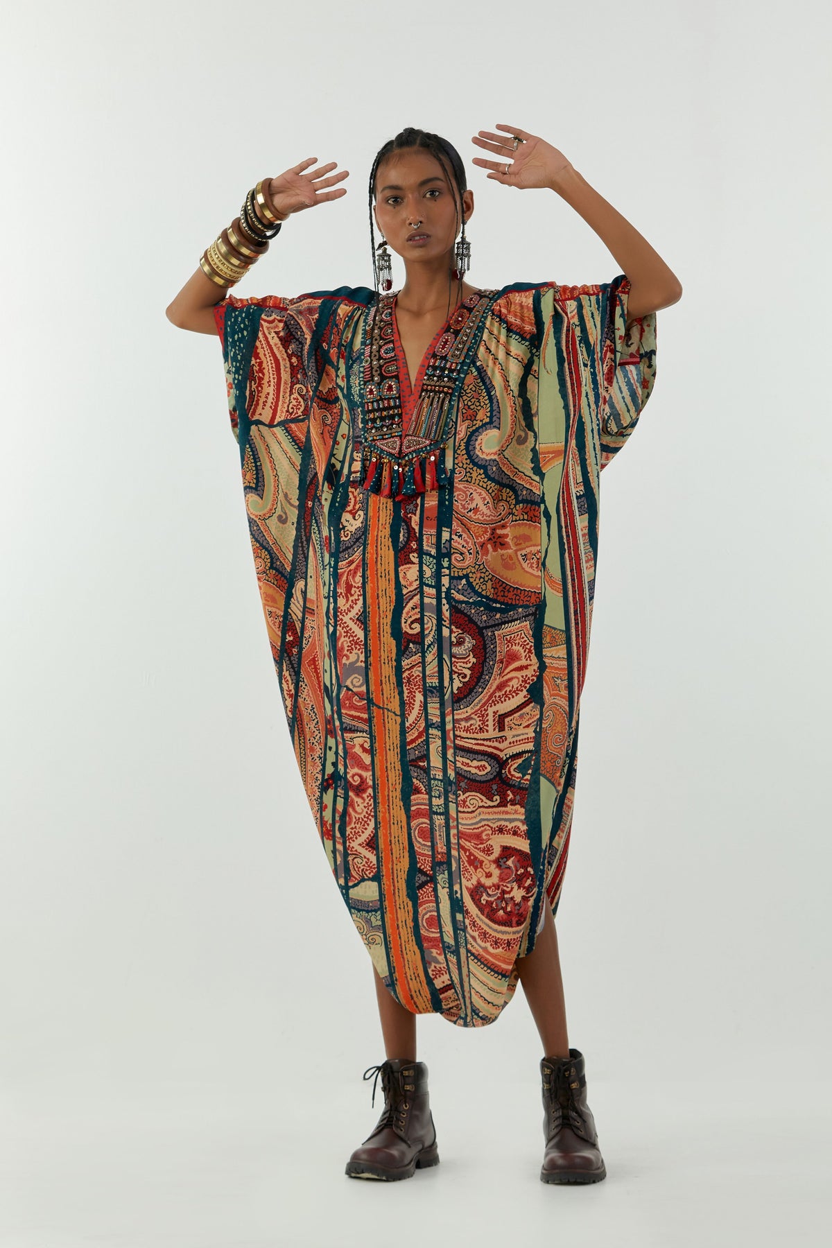 Crepe Vayu Kaftan