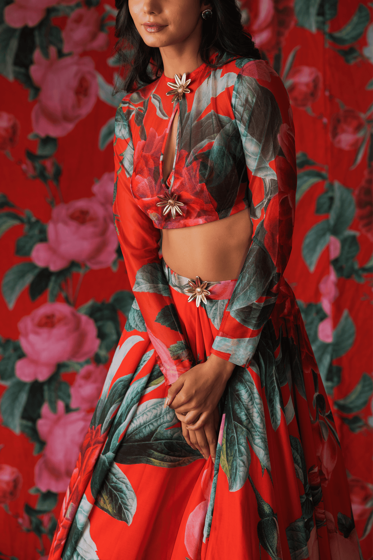 Red Lehenga Set