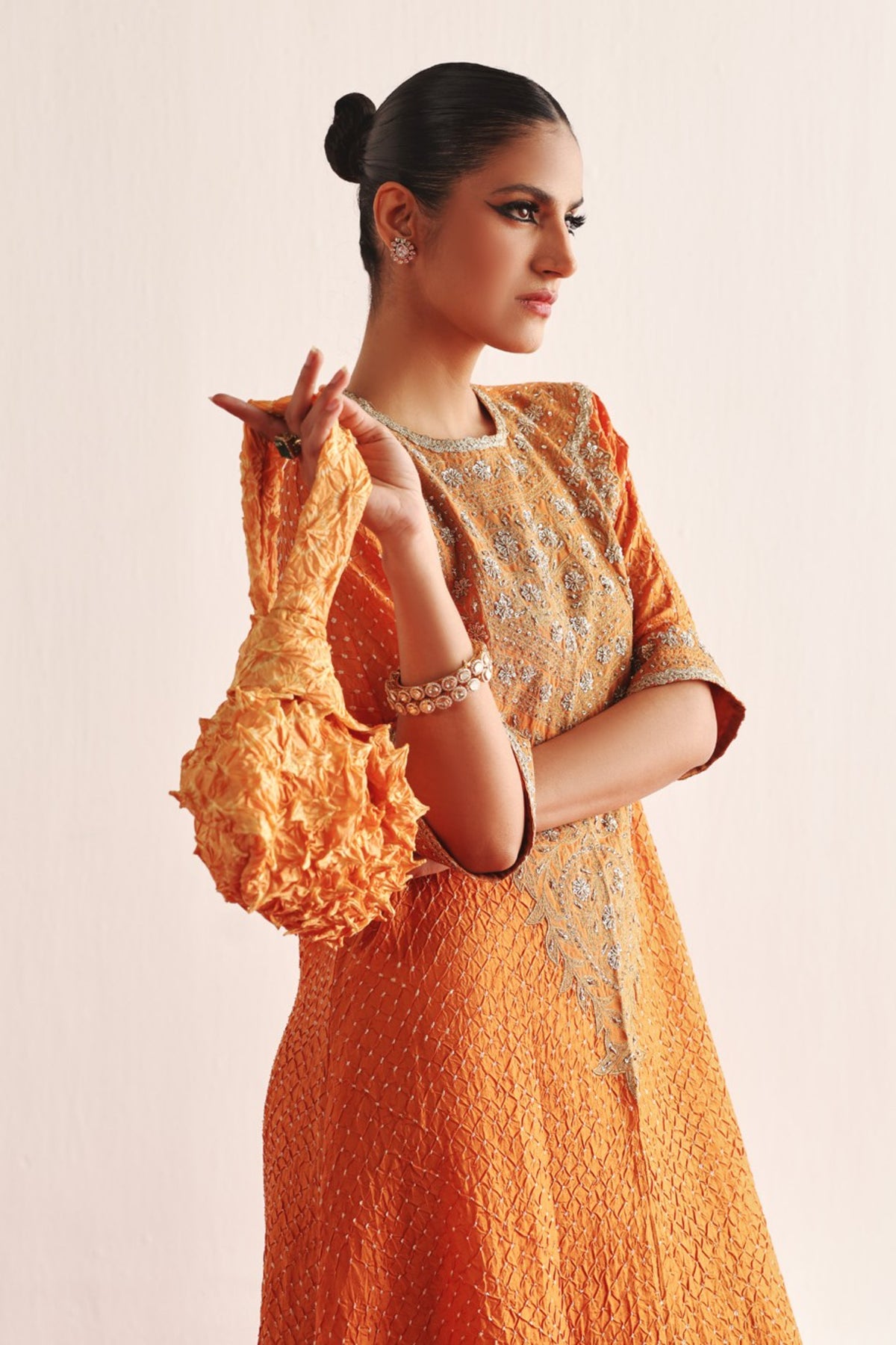 Mandarin Long Kaftan Kurta