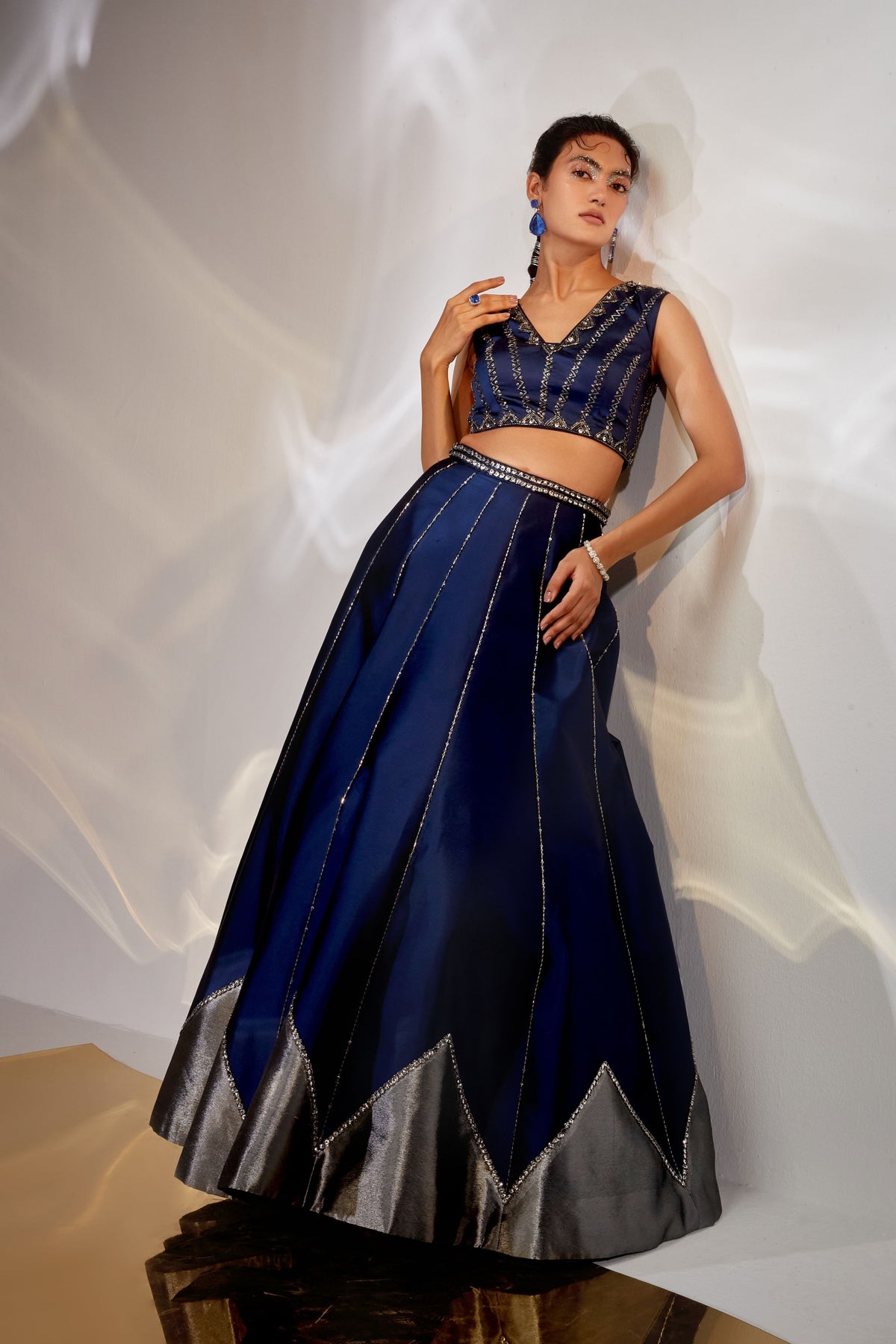 Blue Lehenga Set