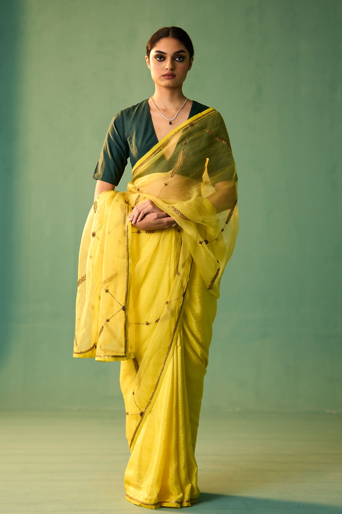 Light Yellow Sabaa Saree