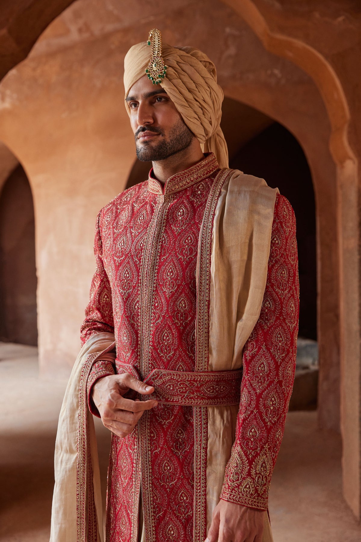 Sherwani Kurta Churidar Set