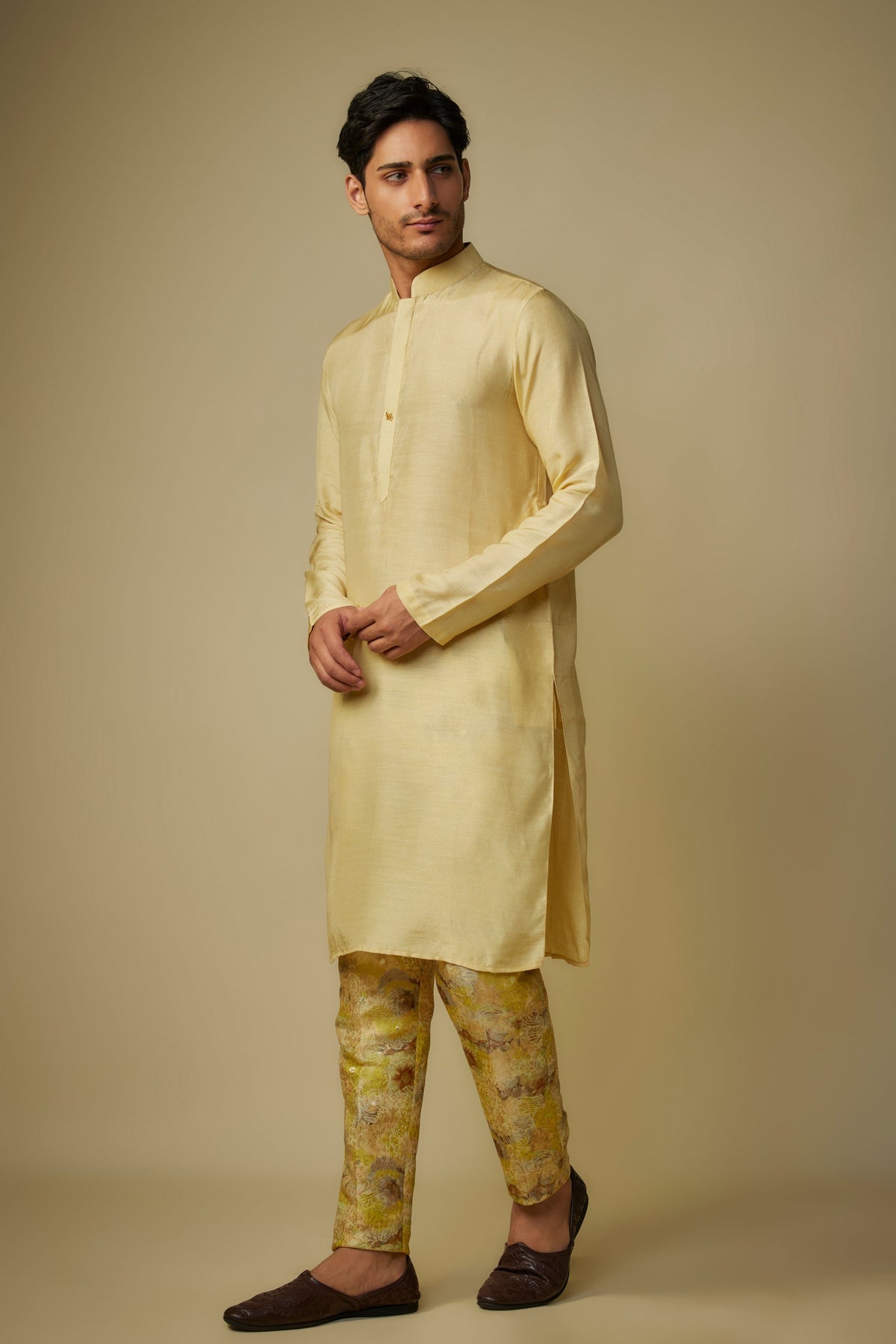 Yellow Kurta With Pants