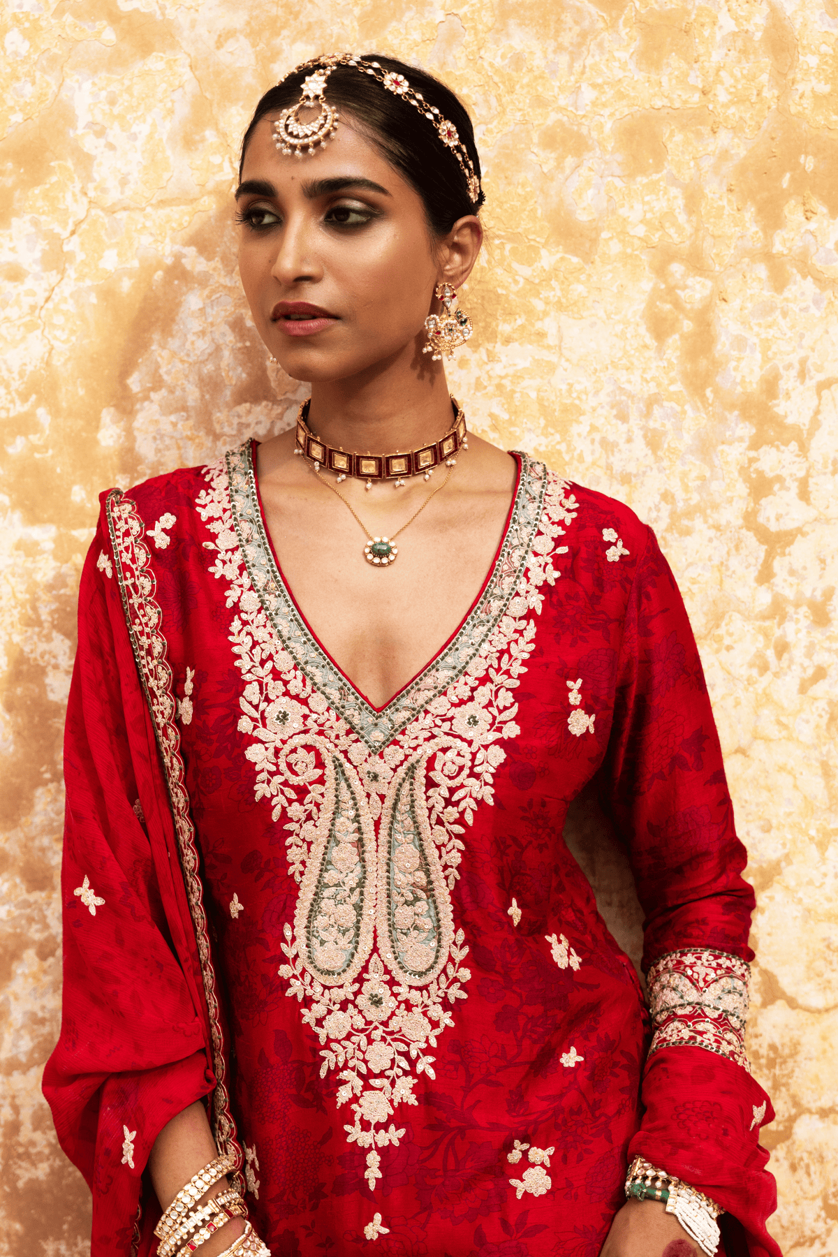 Kashmir Inspired Bridal Sharara