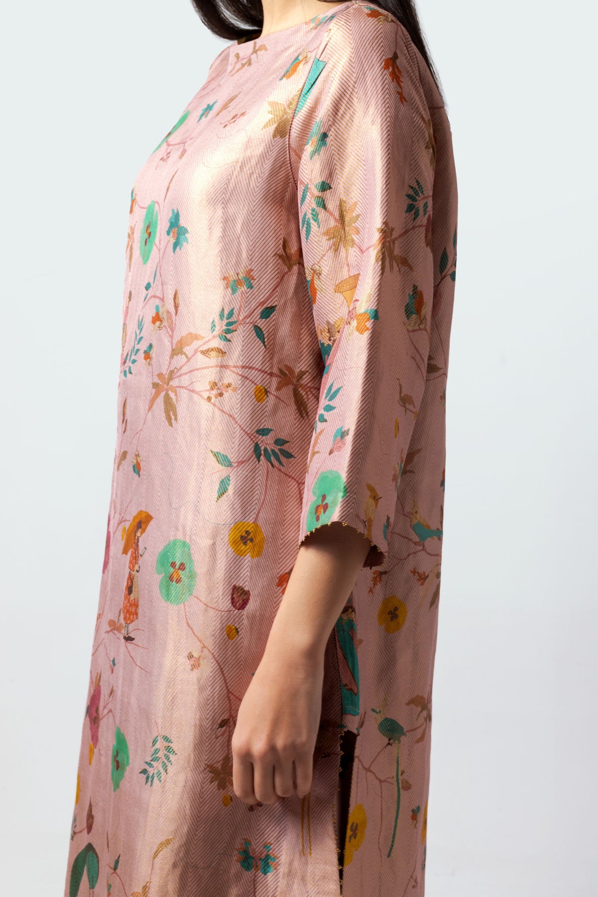 Naya Peach Kurta