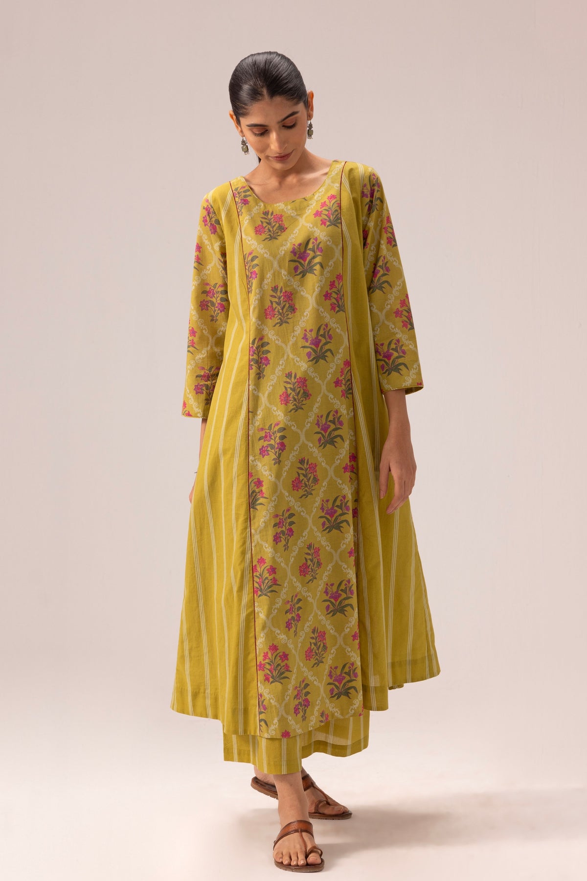 Sana Yellow Kurta Set