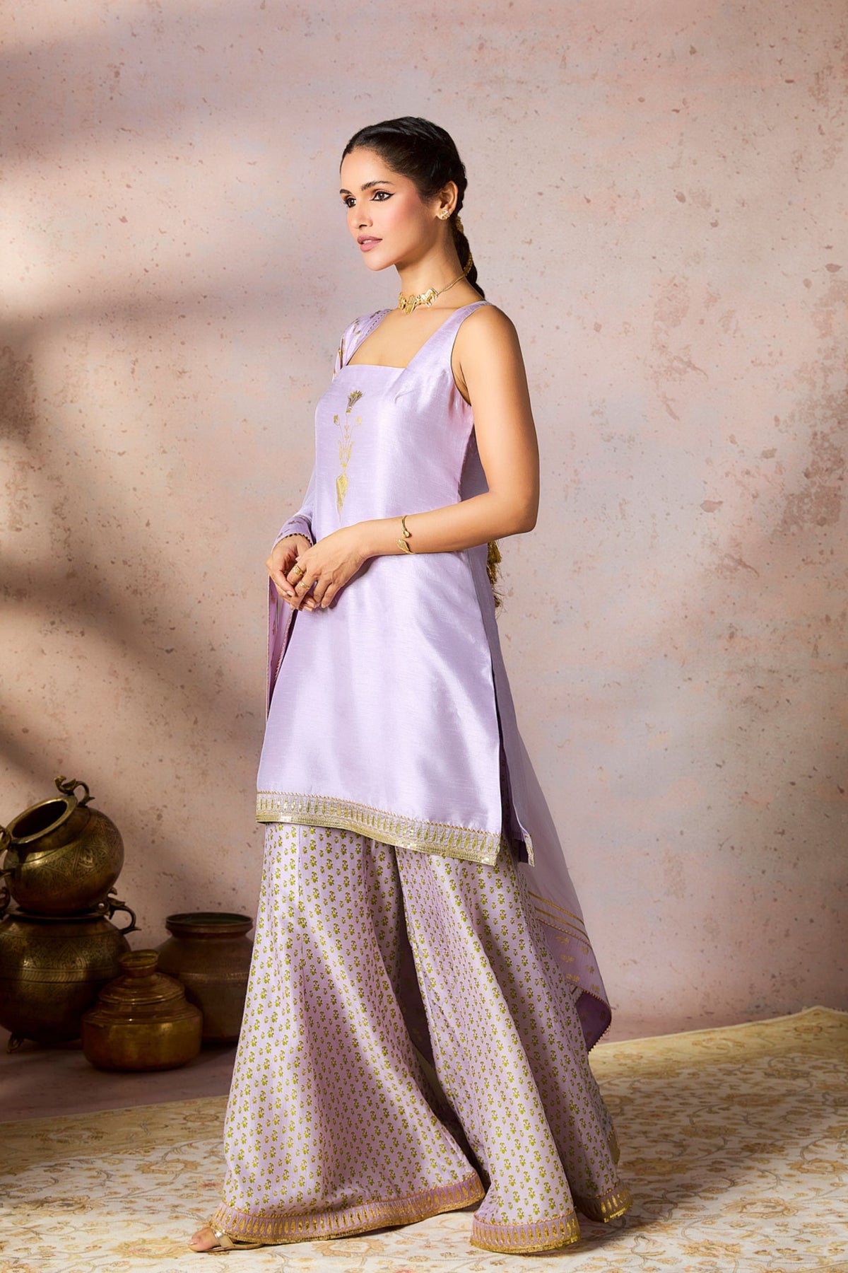 Lilac Pixie Dust Sharara Set