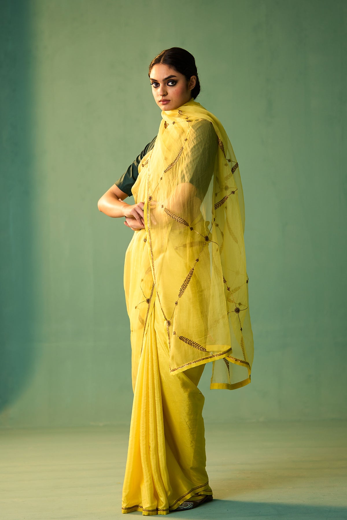 Light Yellow Sabaa Saree