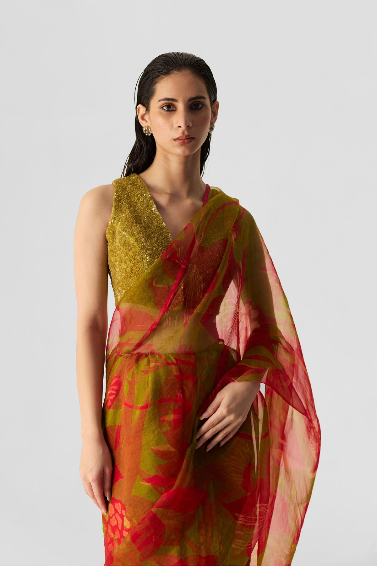 Lian Lime Saree