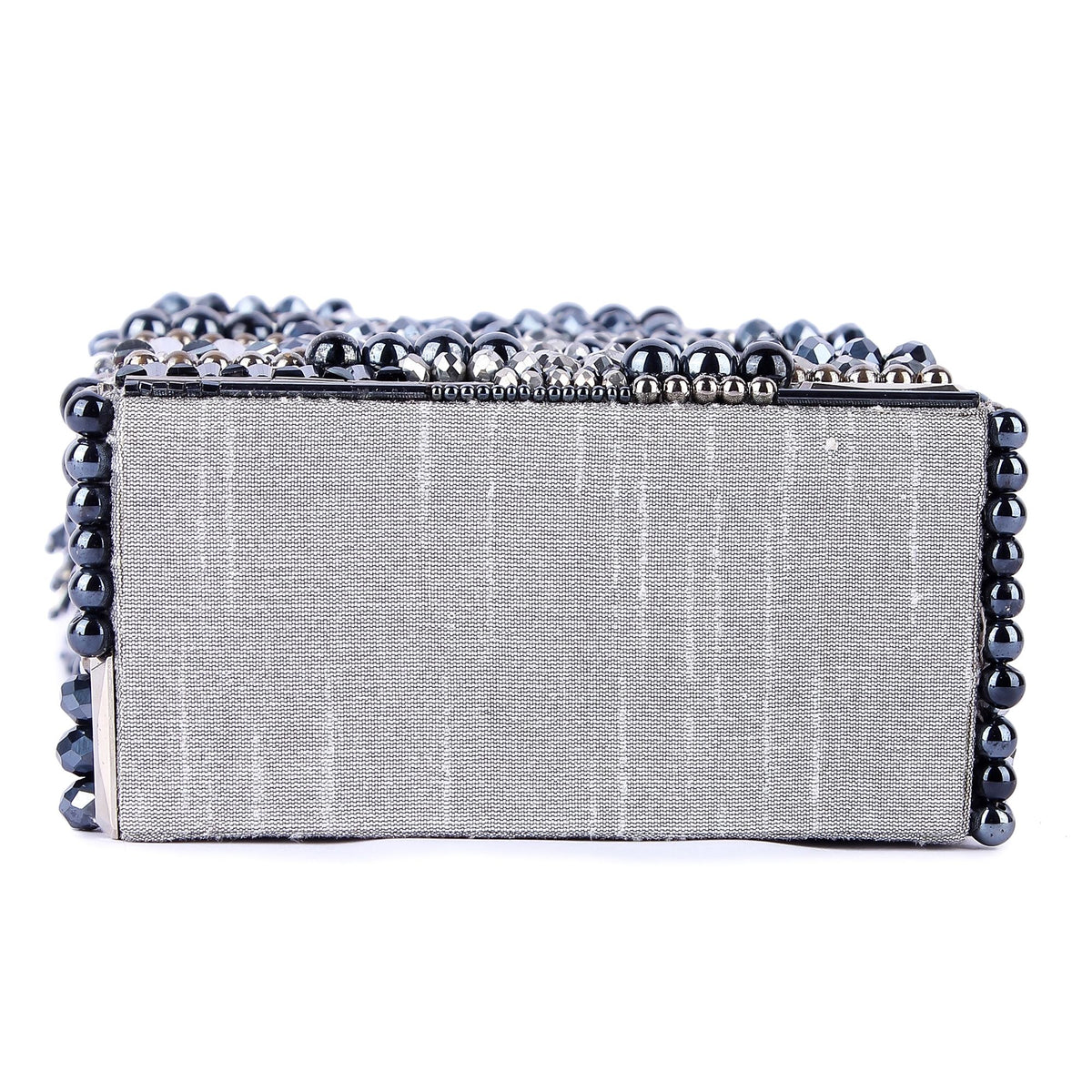 Jhumroo Grey Clutch