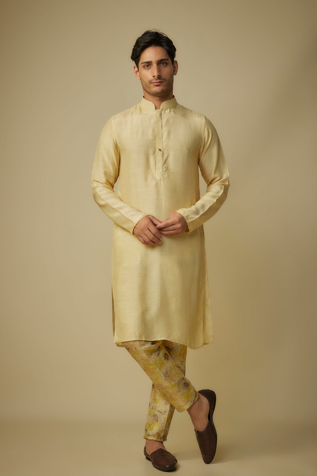 Yellow Kurta With Pants