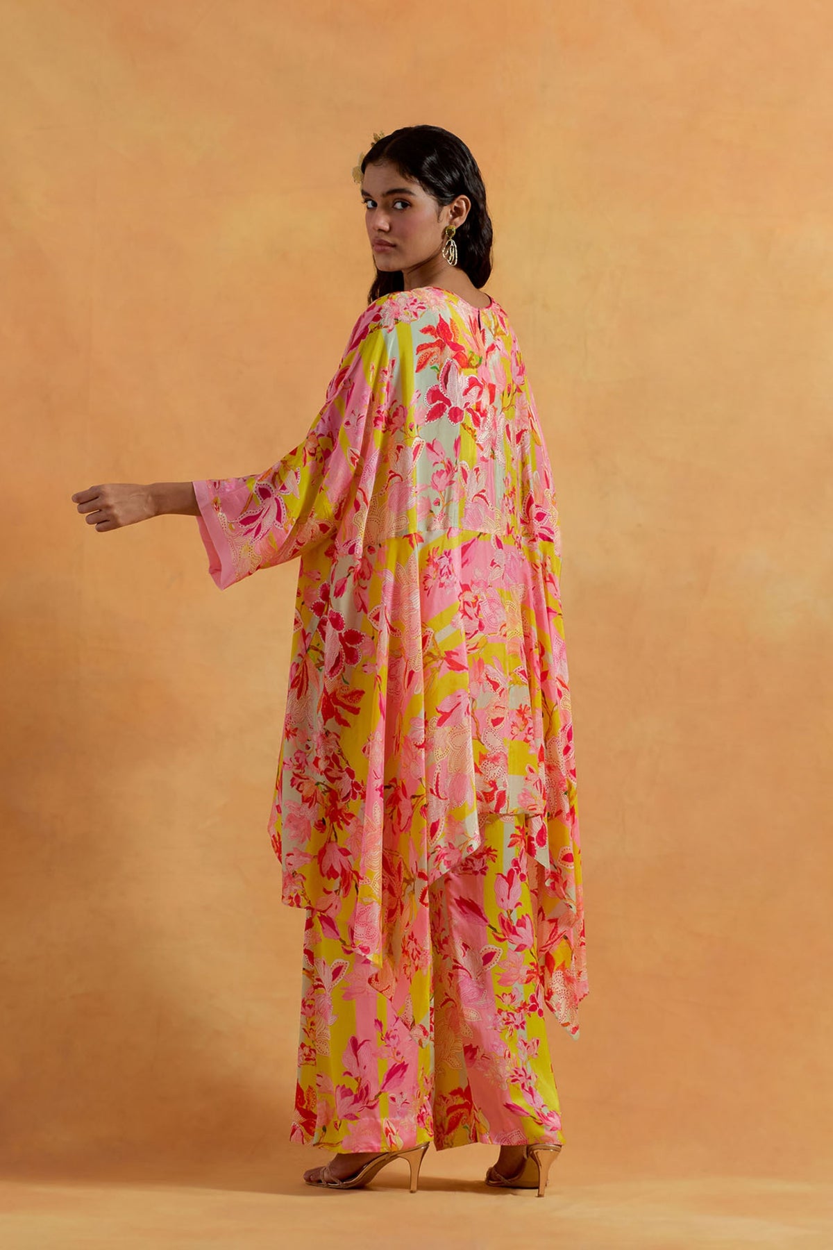 Peach Kaftan Set