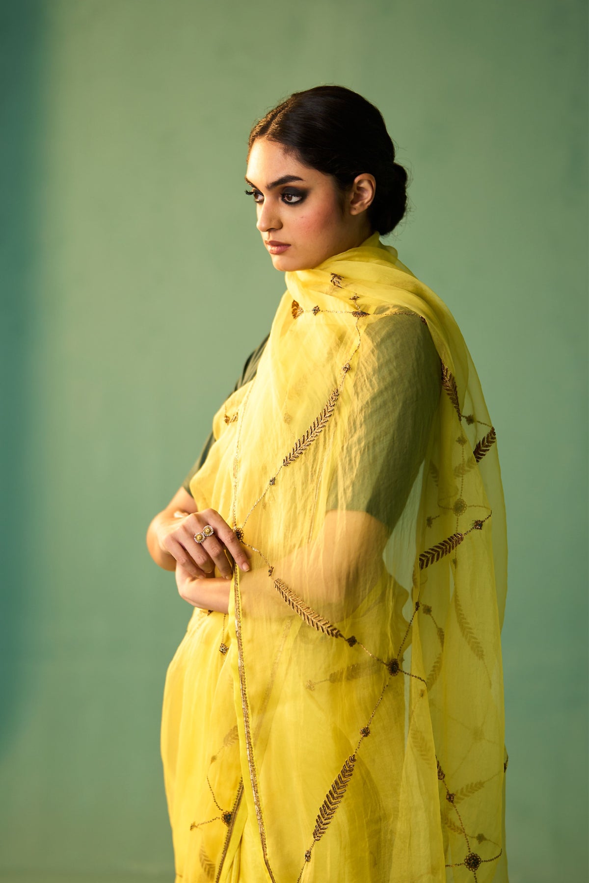 Light Yellow Sabaa Saree