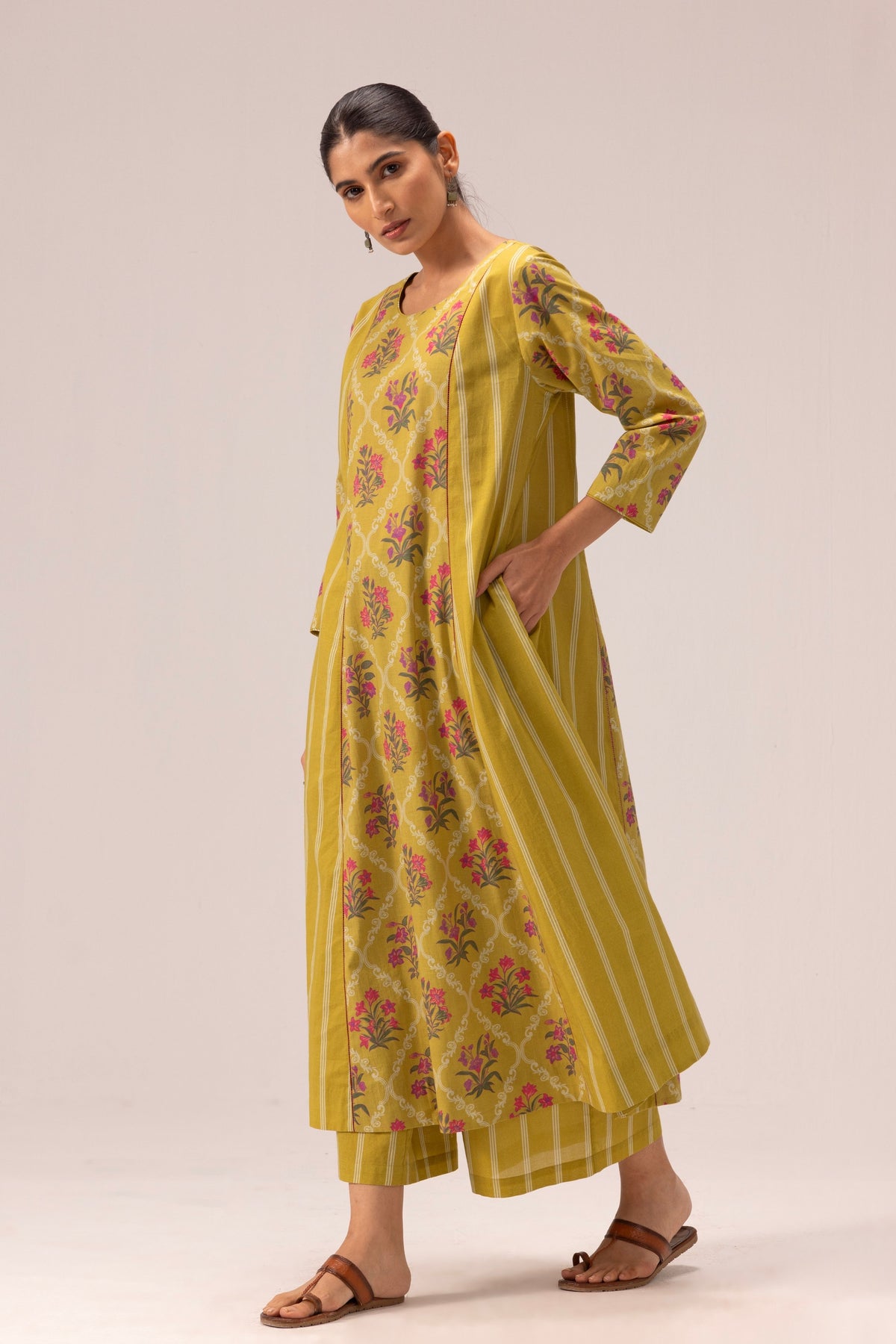 Sana Yellow Kurta Set