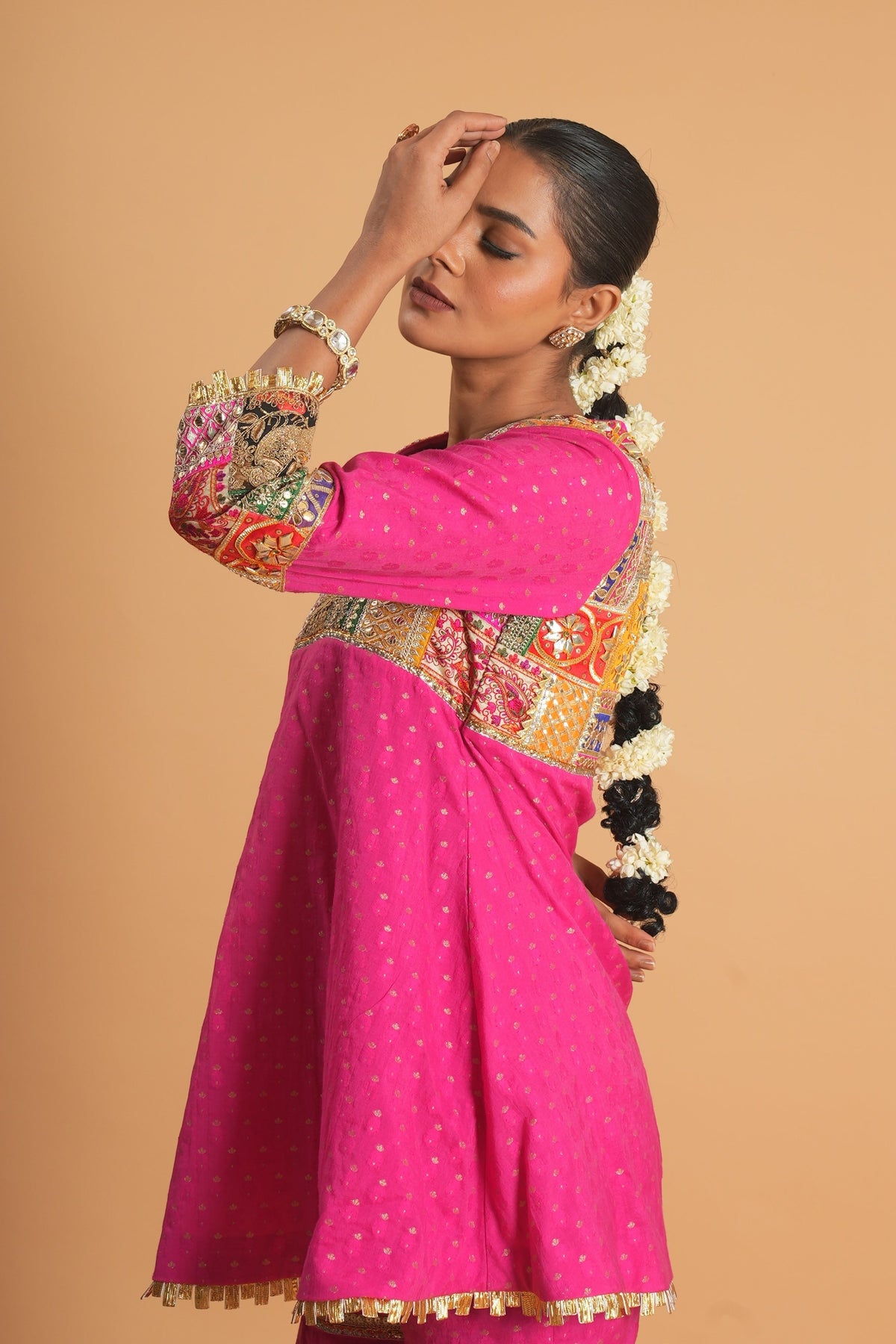 Pink Sharara Set