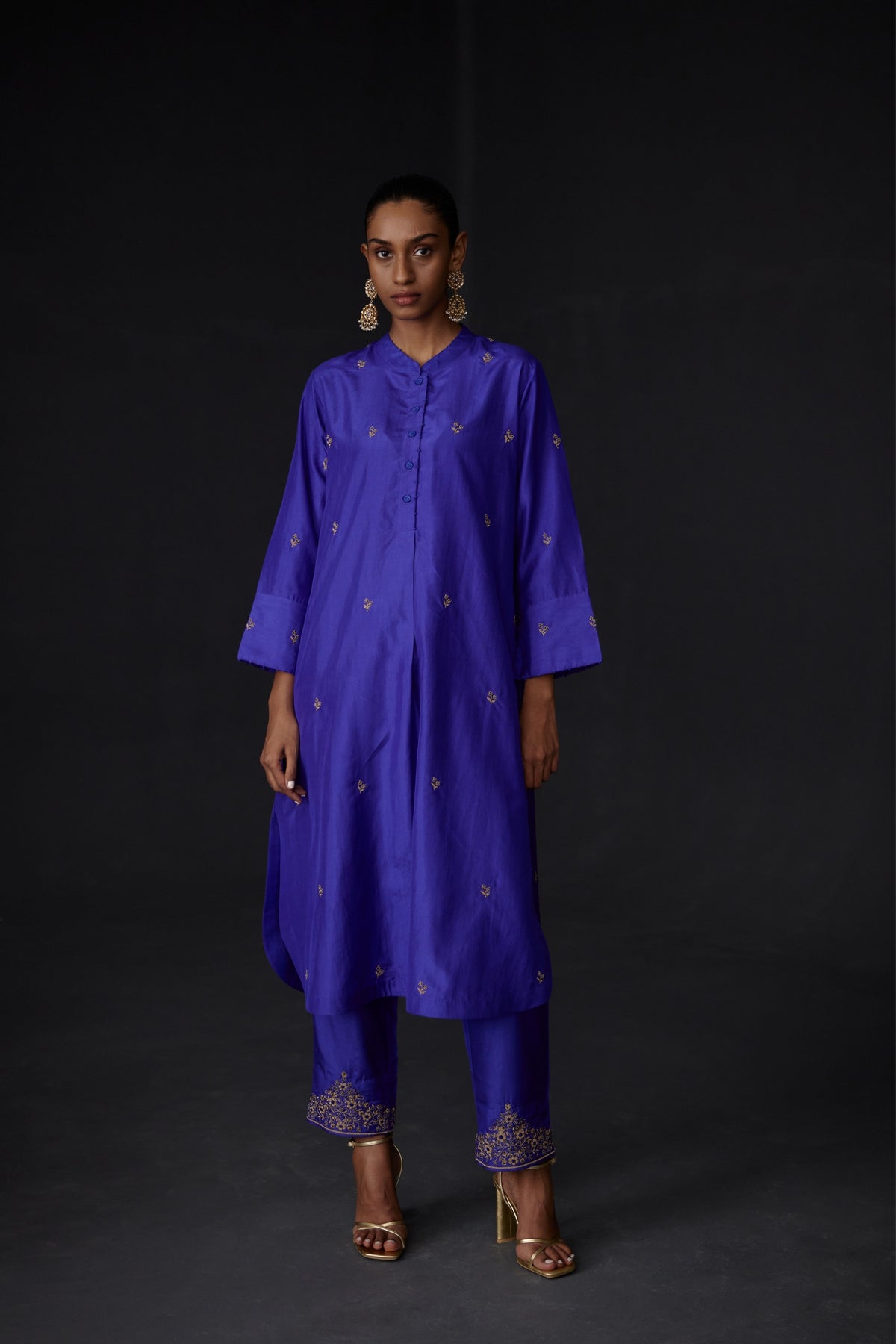 Blue Tunic &amp; Trouser Set